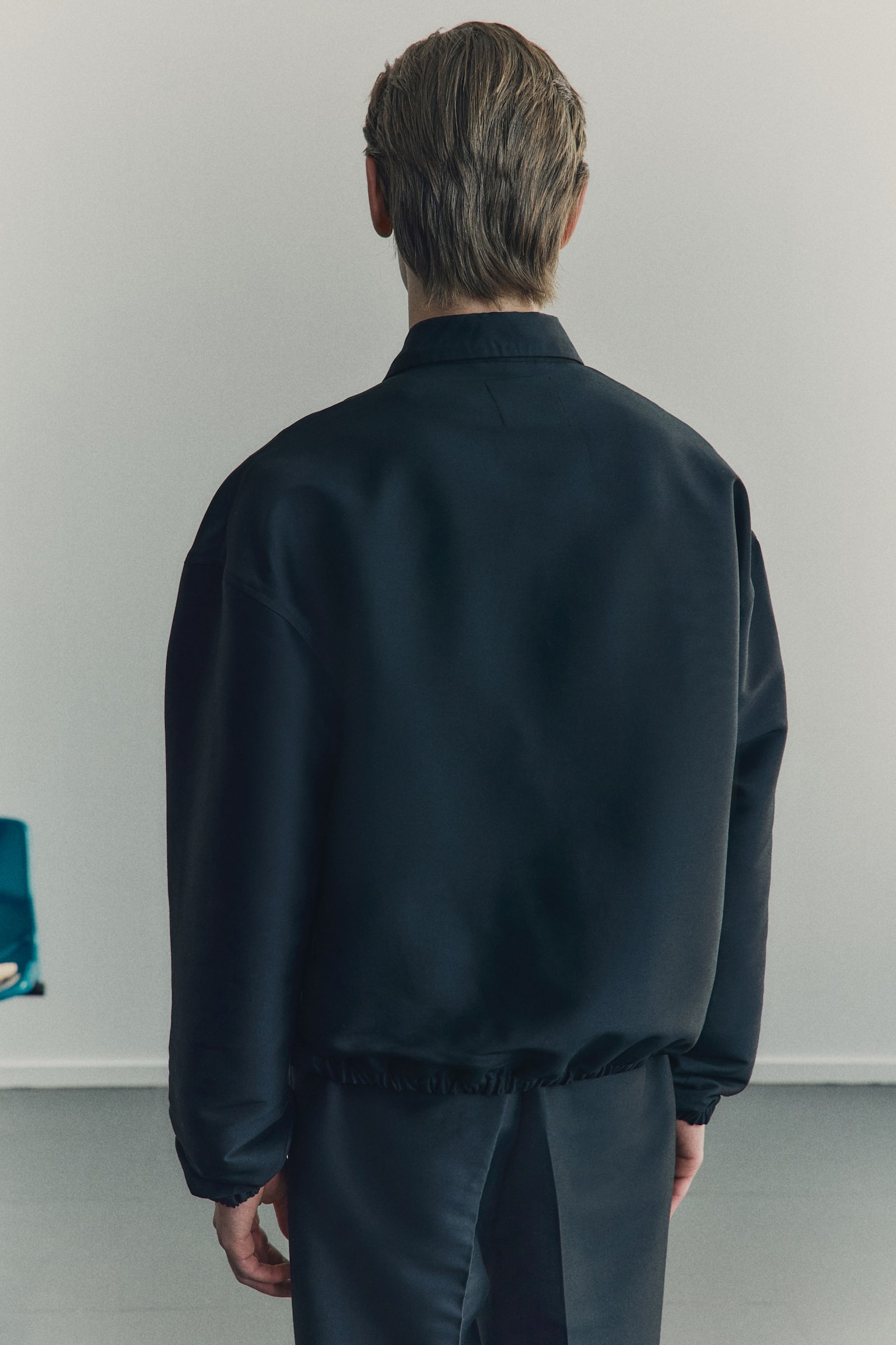 Kurtka koszulowa Loose Fit - Czarny - 8