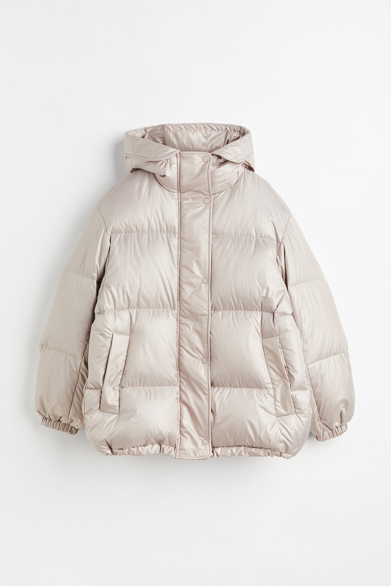 Oversized Puffer Cream Coloured Puffer Jacket Oversized Puffer