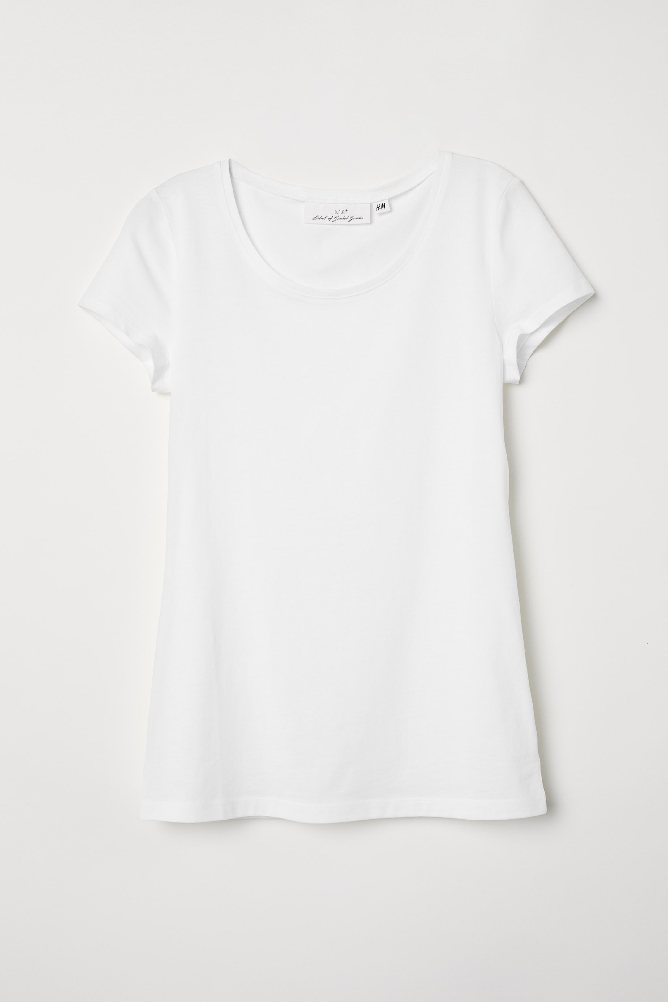 T-shirt - Short sleeve - White - Ladies | H&M GB