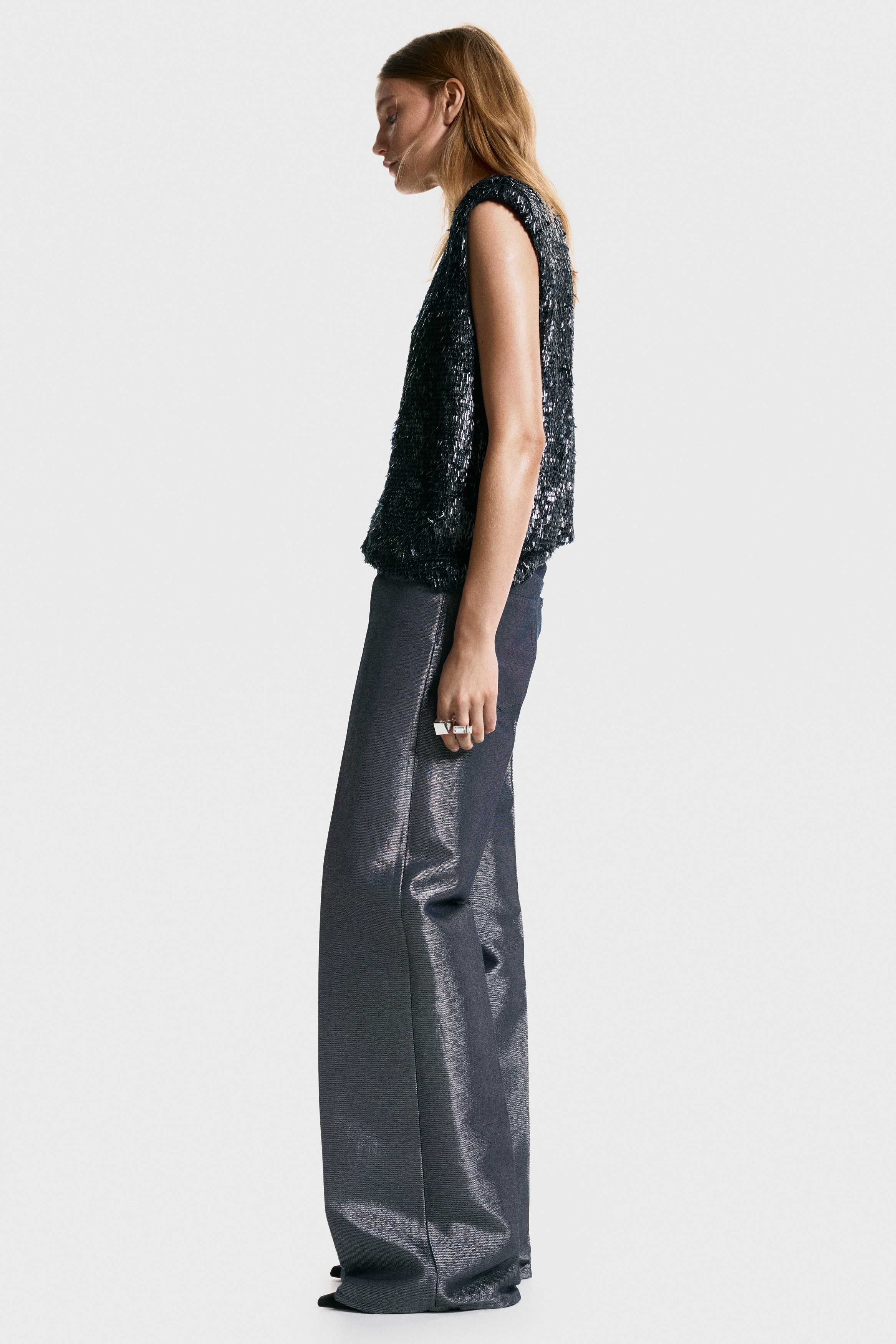 Shimmering jeans
