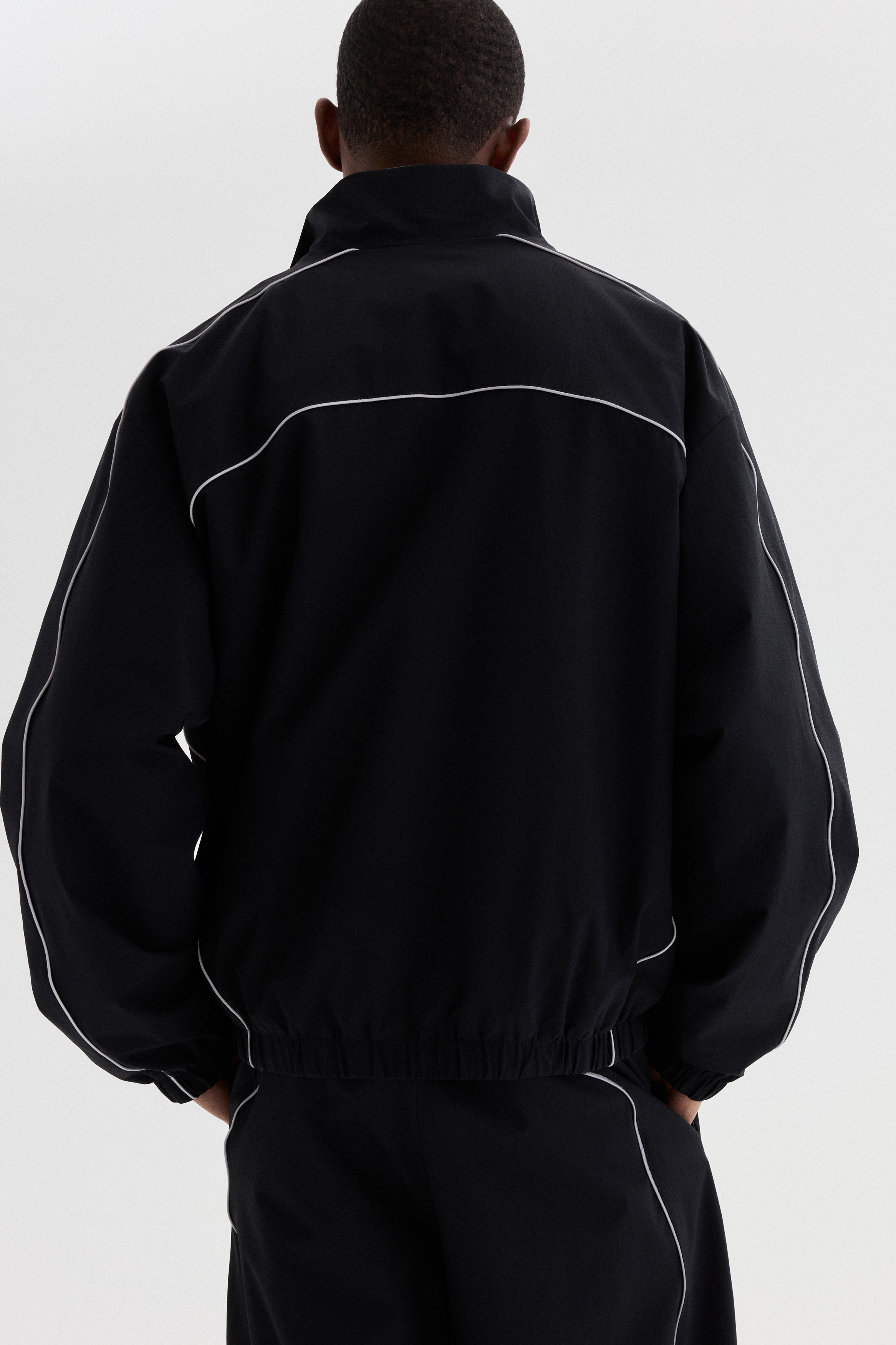トラックジャケット - ブラック - Men | H&M JP
