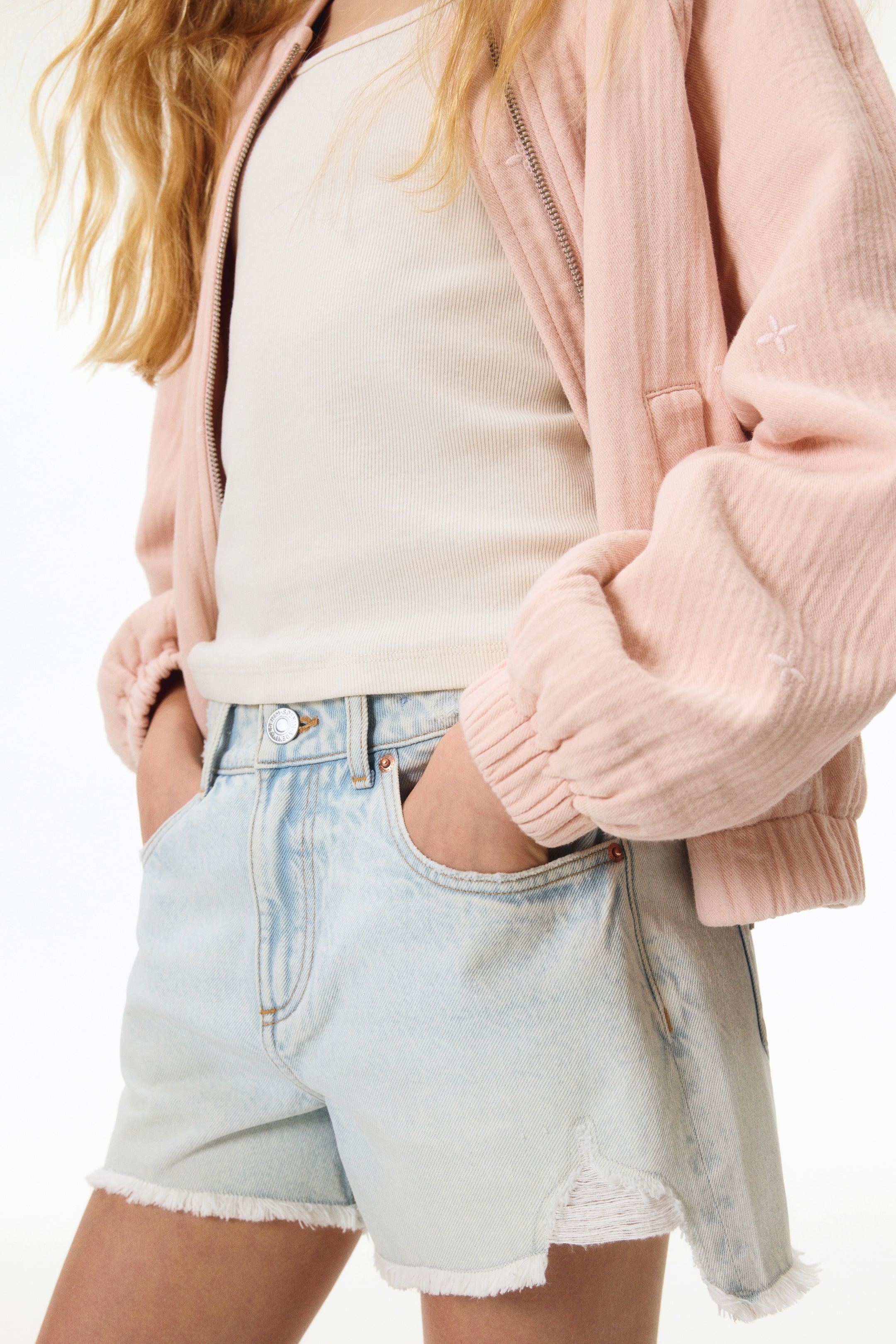 Short décontracté en denim