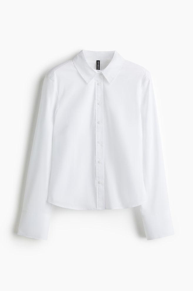 Poplin Shirt - White - 1