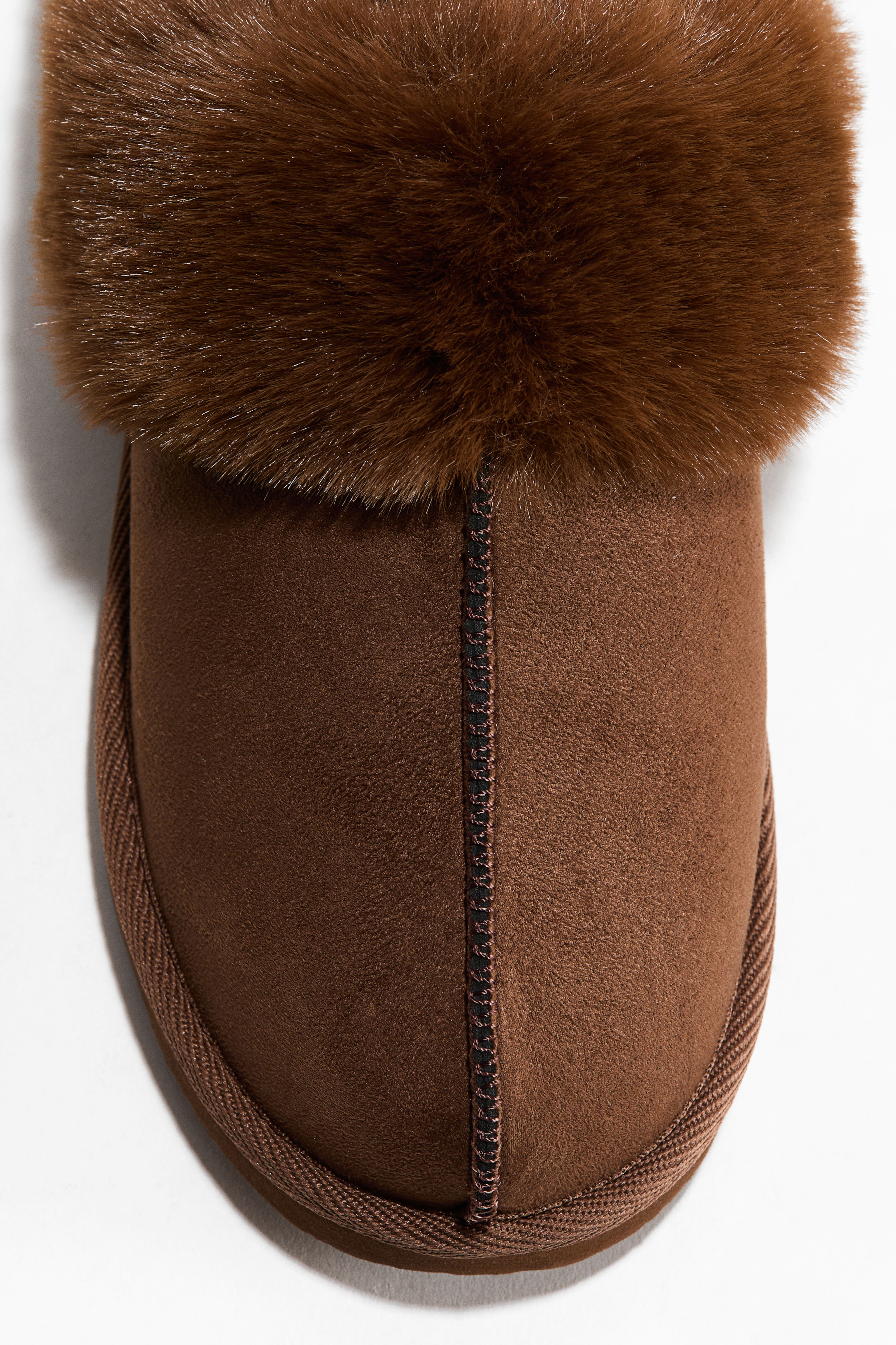 Warm-Lined Slippers