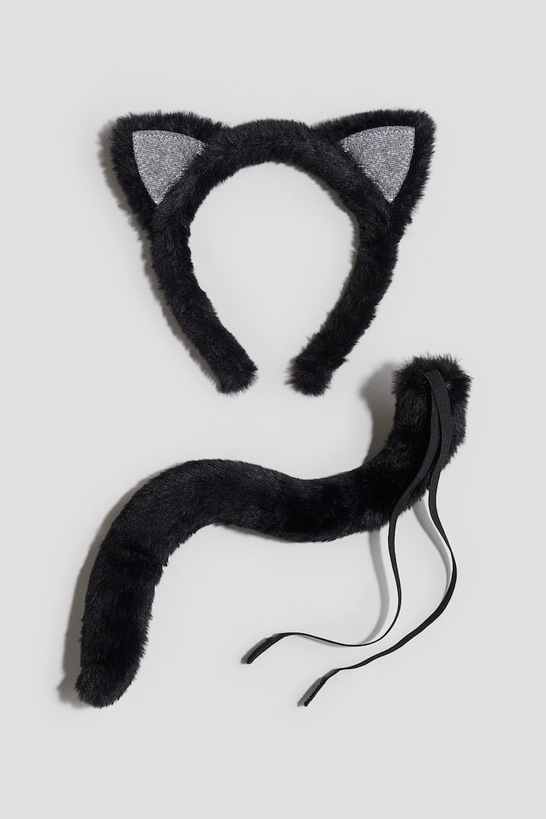 2-Piece Costume Set - Black/cat - Kids | H&M US display picture 1