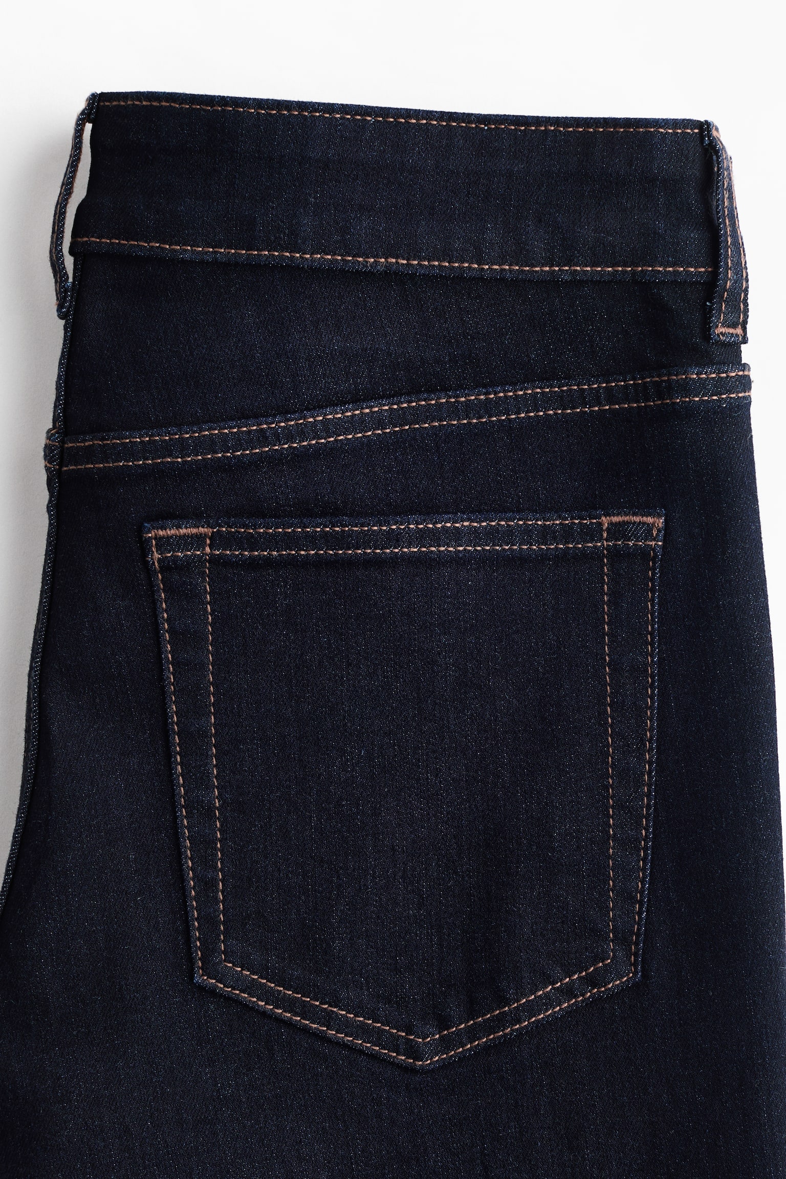 Женские джинсы H&M Slim Regular-Waist, цвет: Тёмный джинсовый синий — фото 6