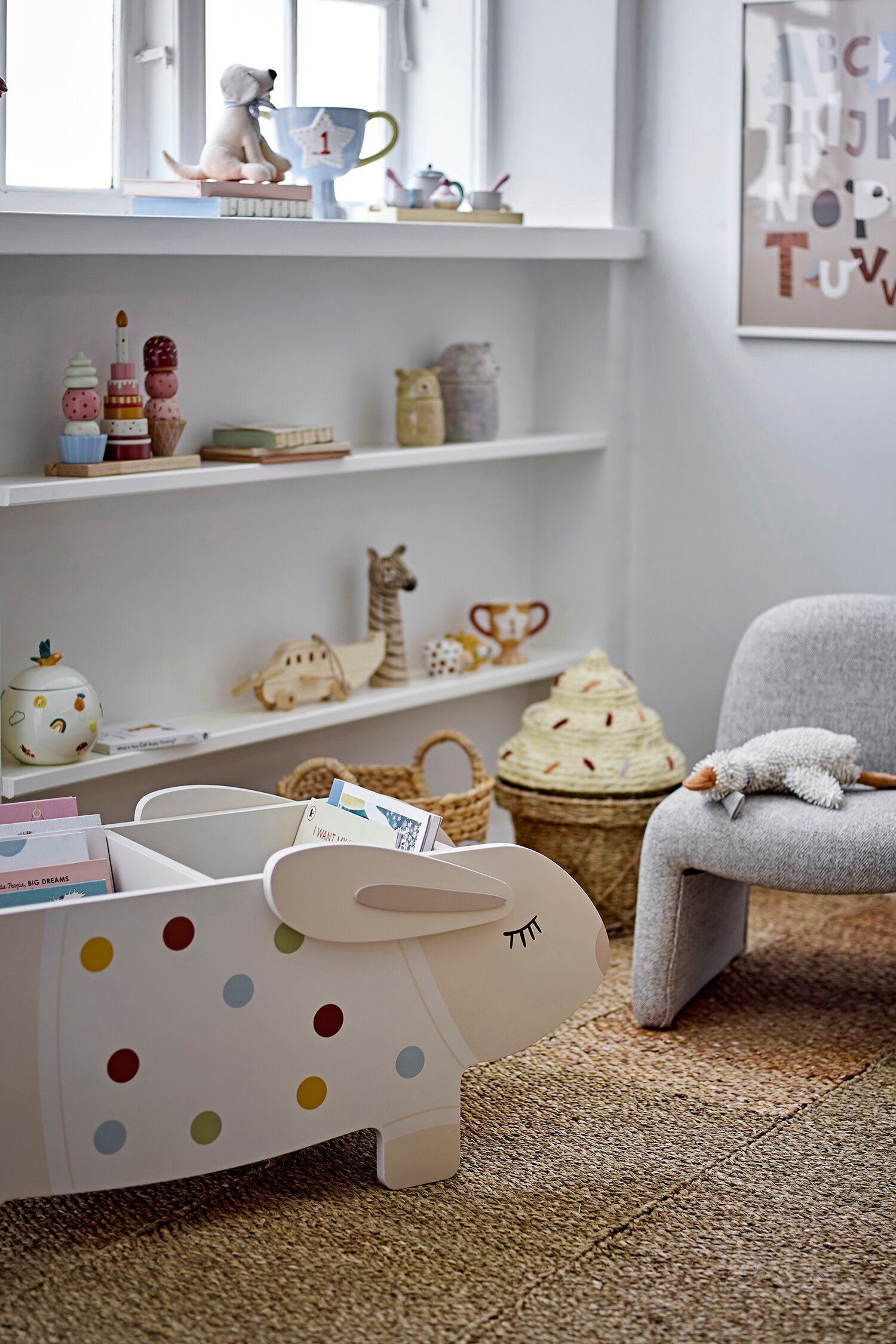 Villja Bücherständer Weiß  - H&M