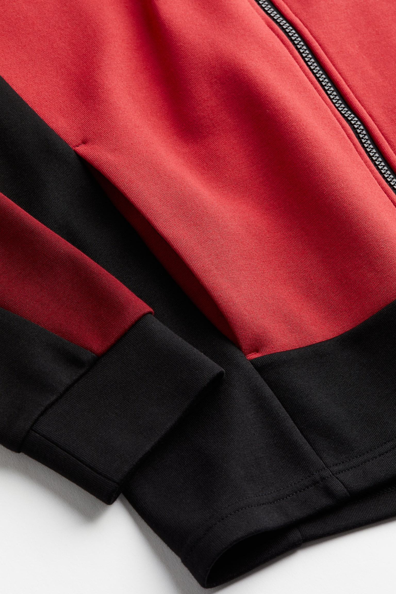 Regular Fit Zip Up Activewear Hoodie In DryMove™ - Dark red/Block colour/Black/Navy blue/Dark grey/Block colour - 3