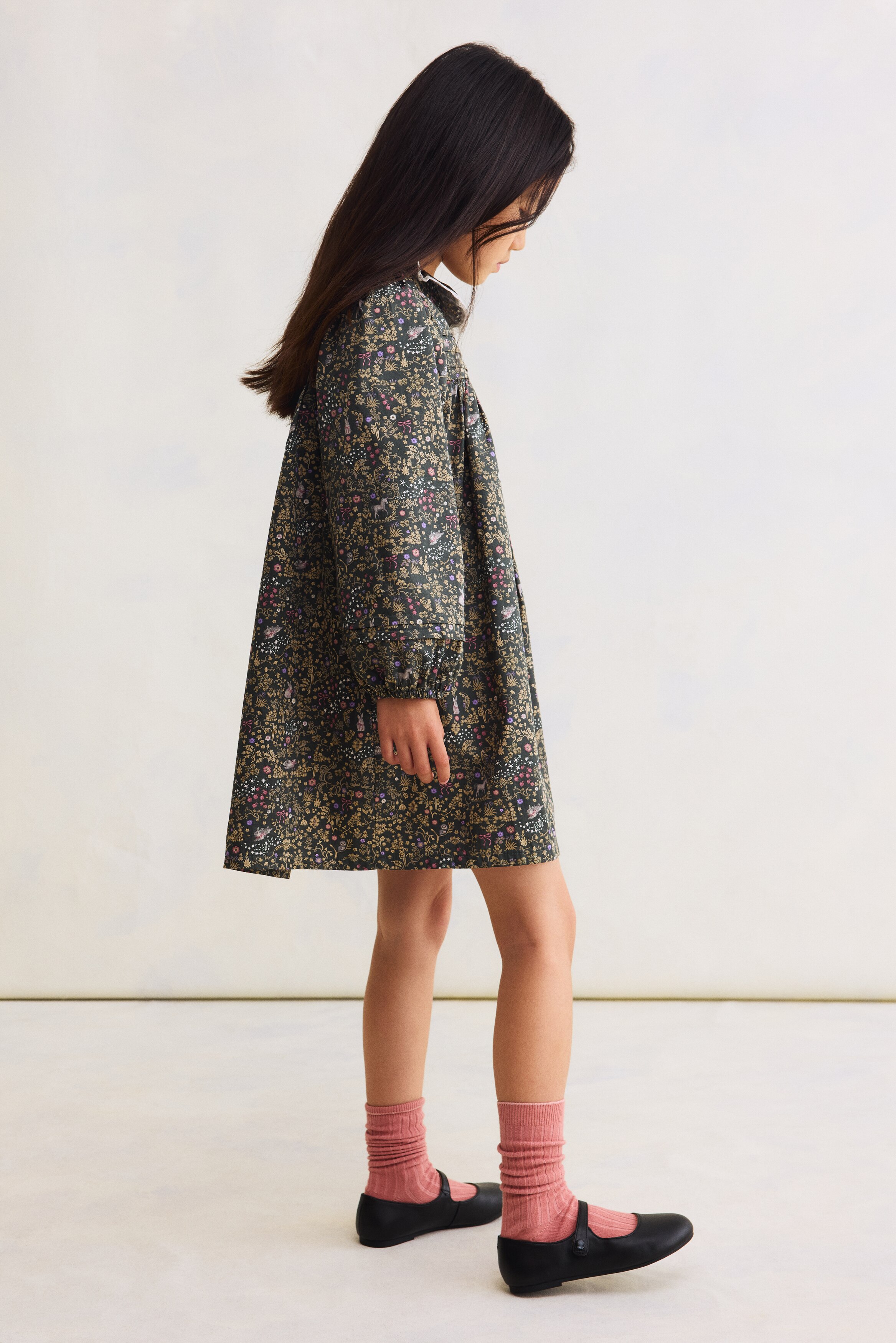 green emerald velvet dress H&M. Green floral dress T.xxl – Hibuy market main image 1