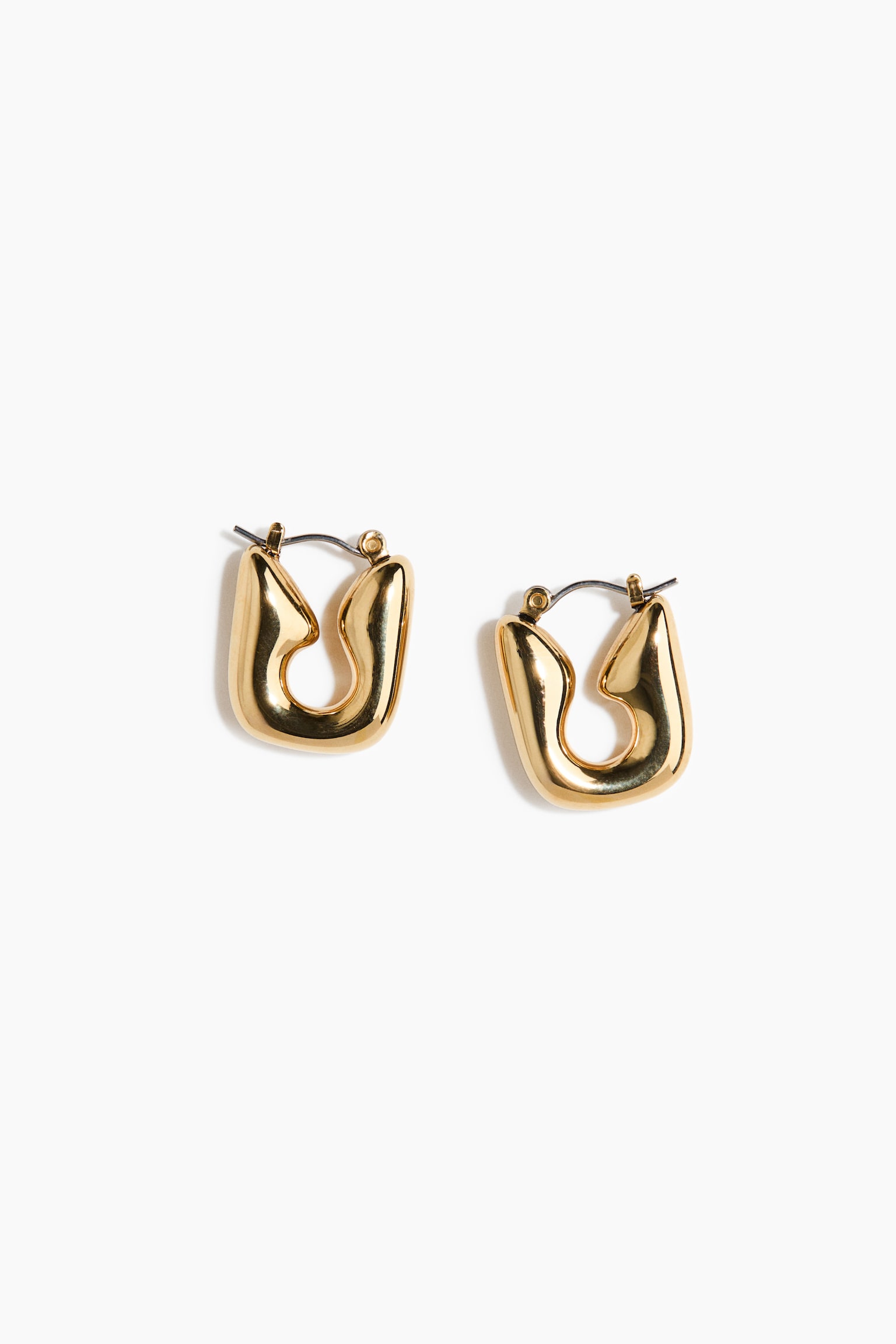 Aretes en acero inoxidable - Dorado/Plateado - 2
