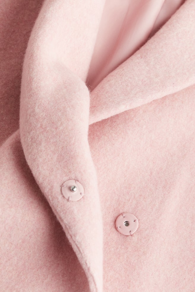 Double-breasted coat - Light pink - 7