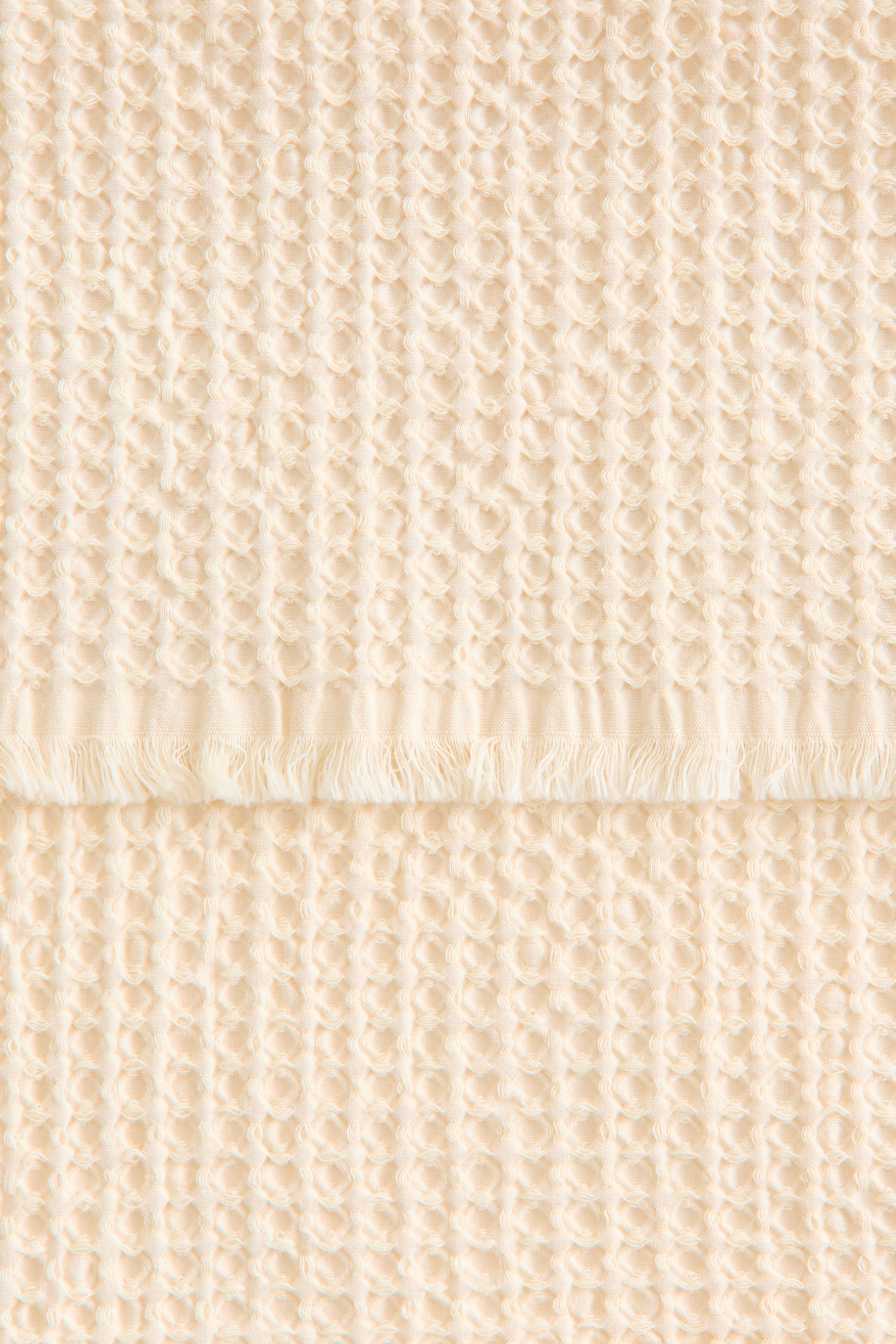 View larger image: Waffled guest towel - Light yellow - Home All | H&M IN 3