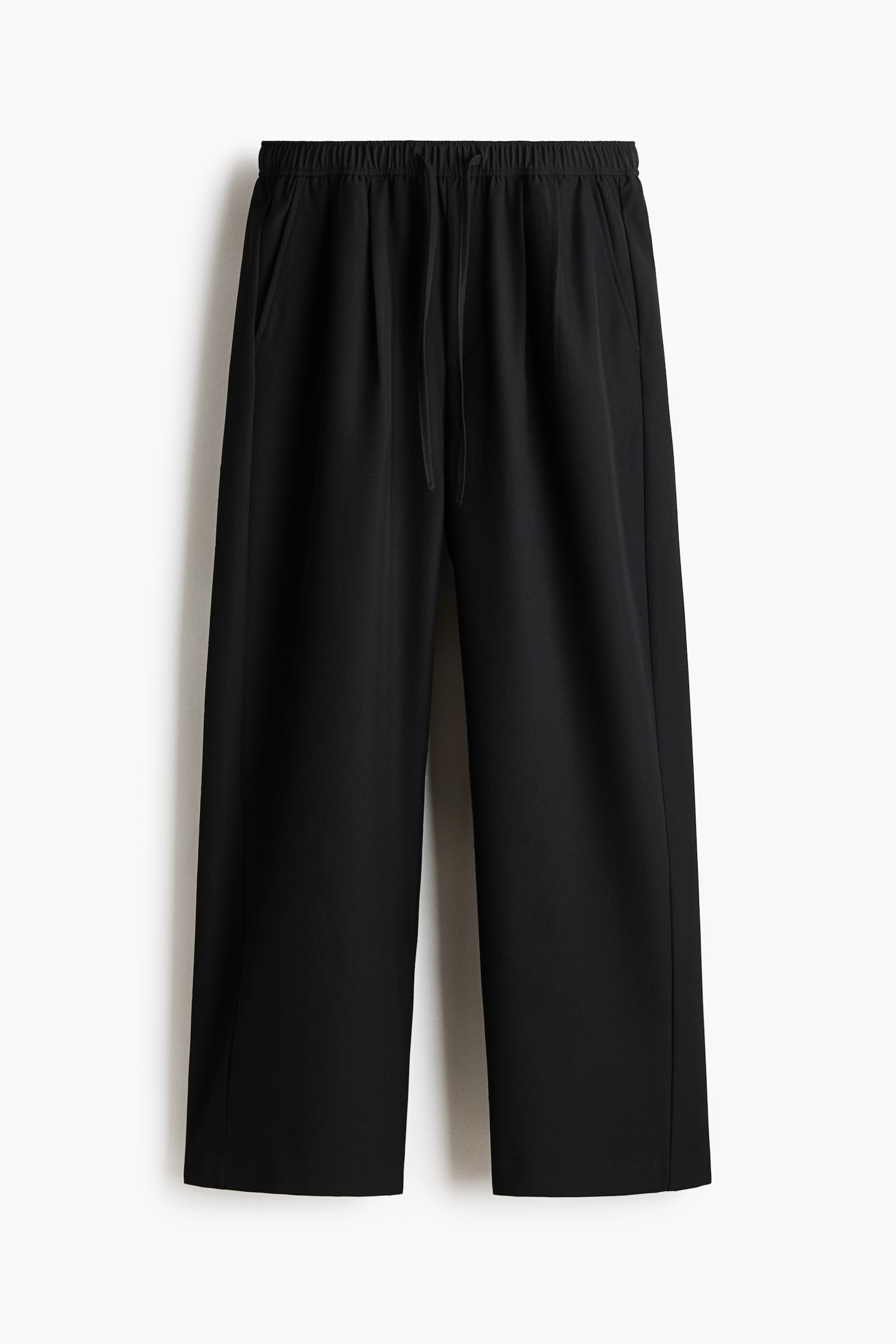 Pantaloni Loose Fit - Negru/Gri-închis - 1