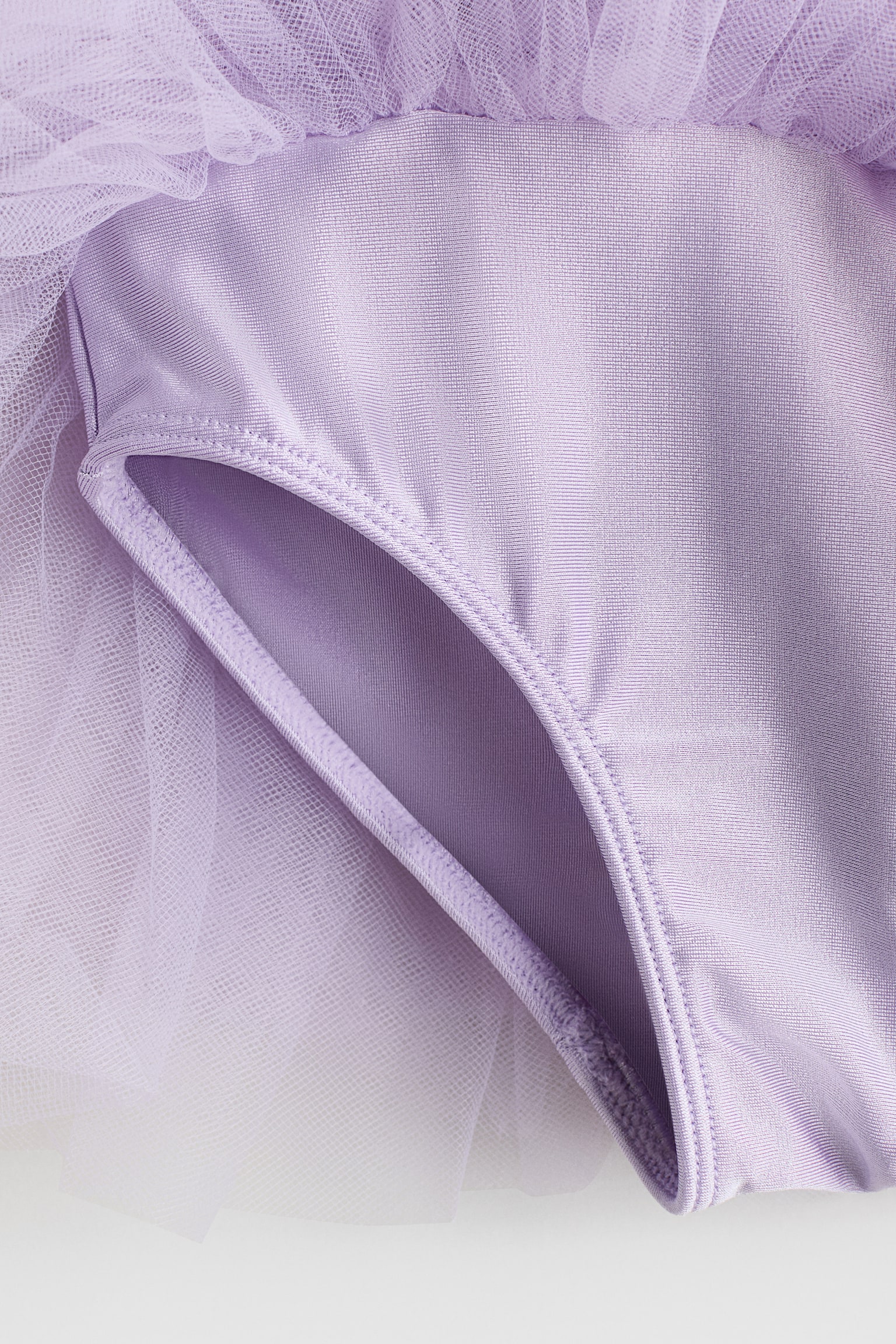 Tulle-skirt dance leotard - Light purple/Pink/Hearts/Light dusty pink/Glittery - 2