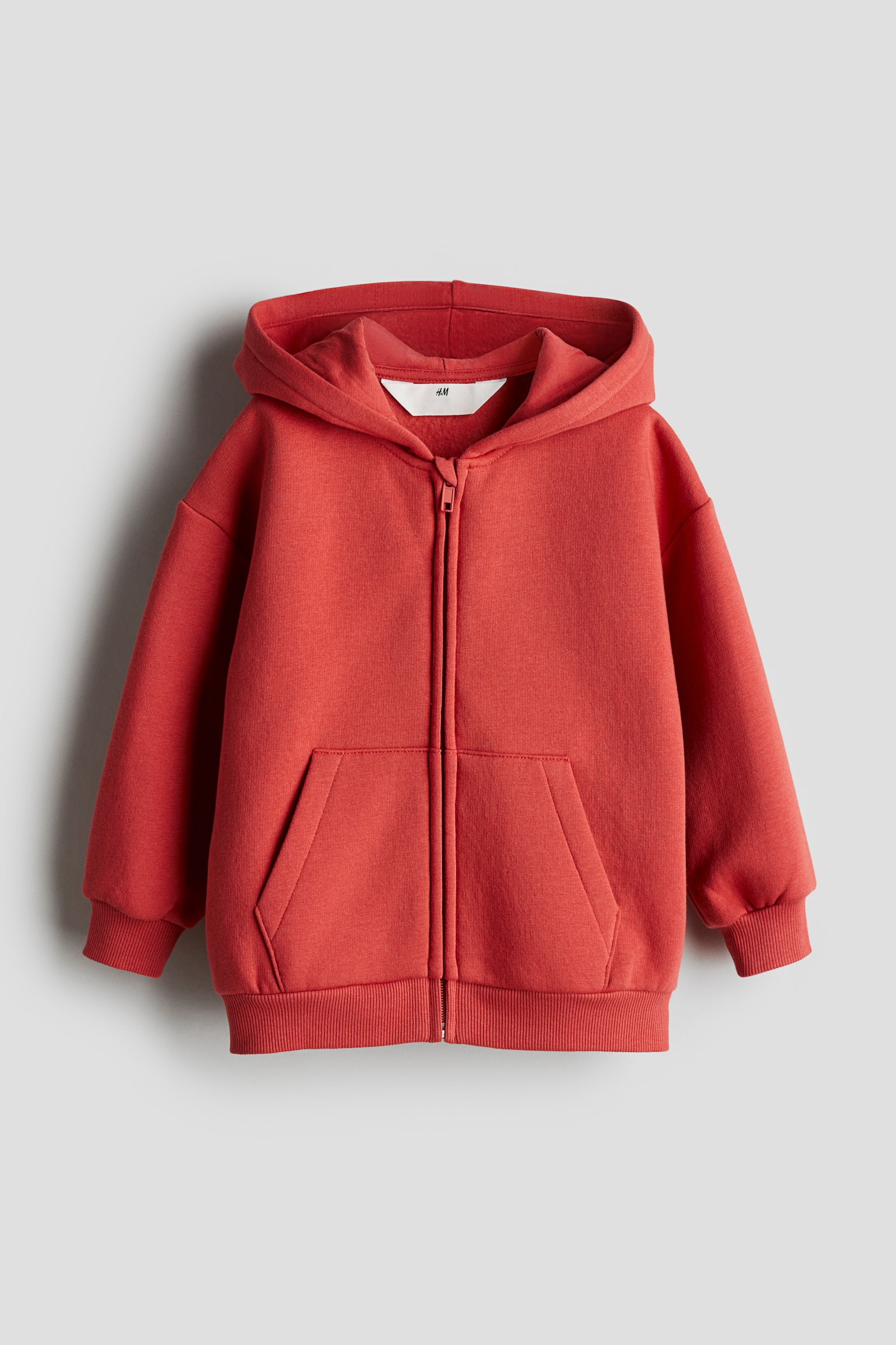 Zip-through hoodie - Light red/Black/Dark turquoise/Light grey marl/Navy blue/Light blue/Dark green/Block-coloured - 1