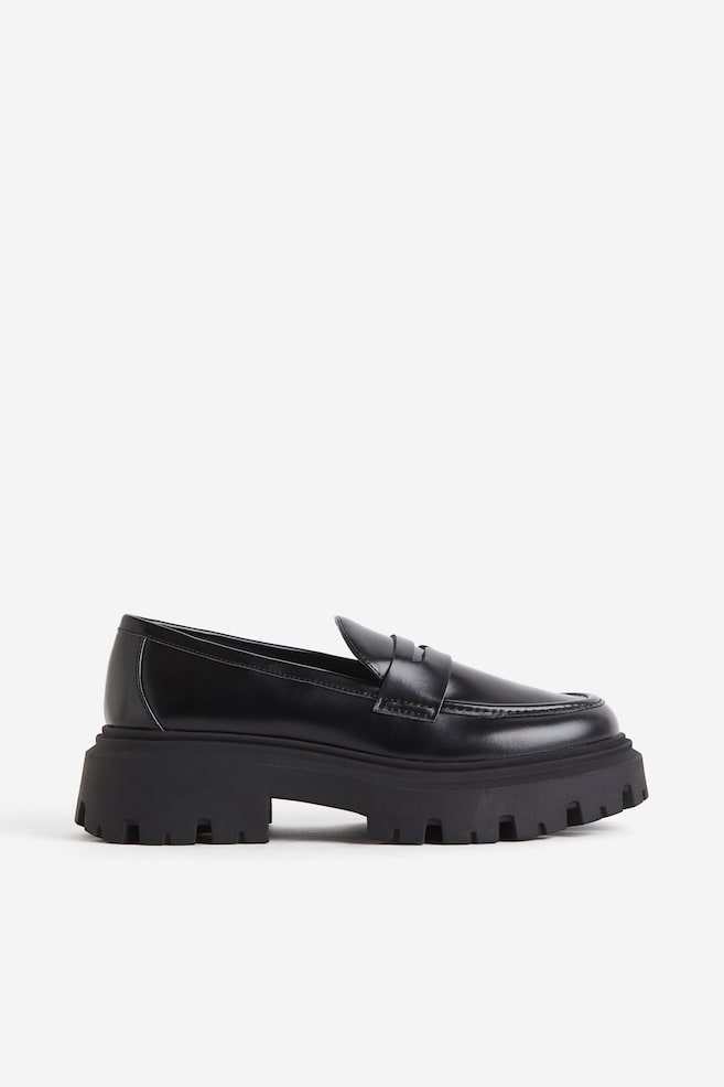 Chunky loafers - Sort/Sort - 1