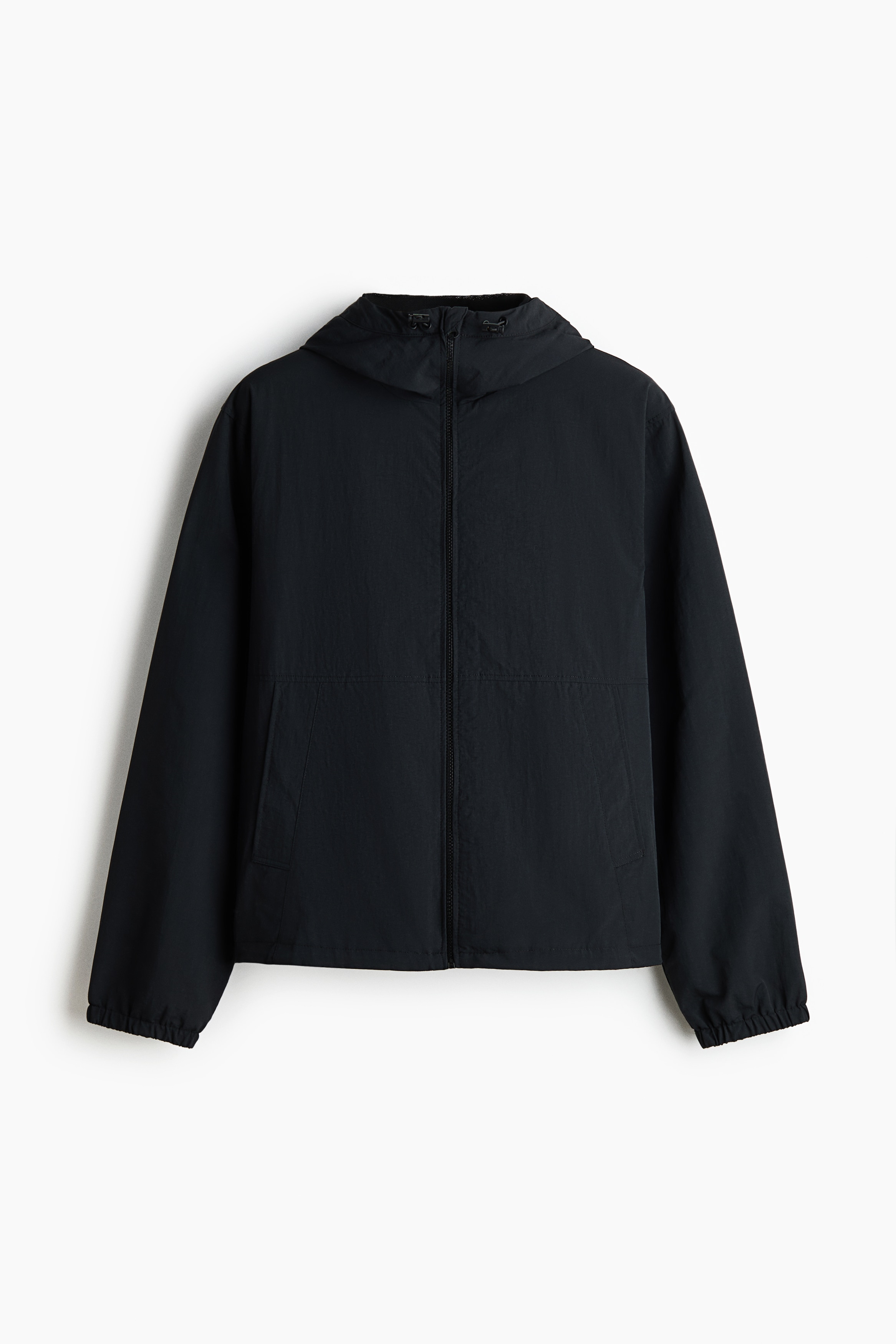H & M - Wasserabweisende Windjacke aus Nylon - Schwarz - Herren