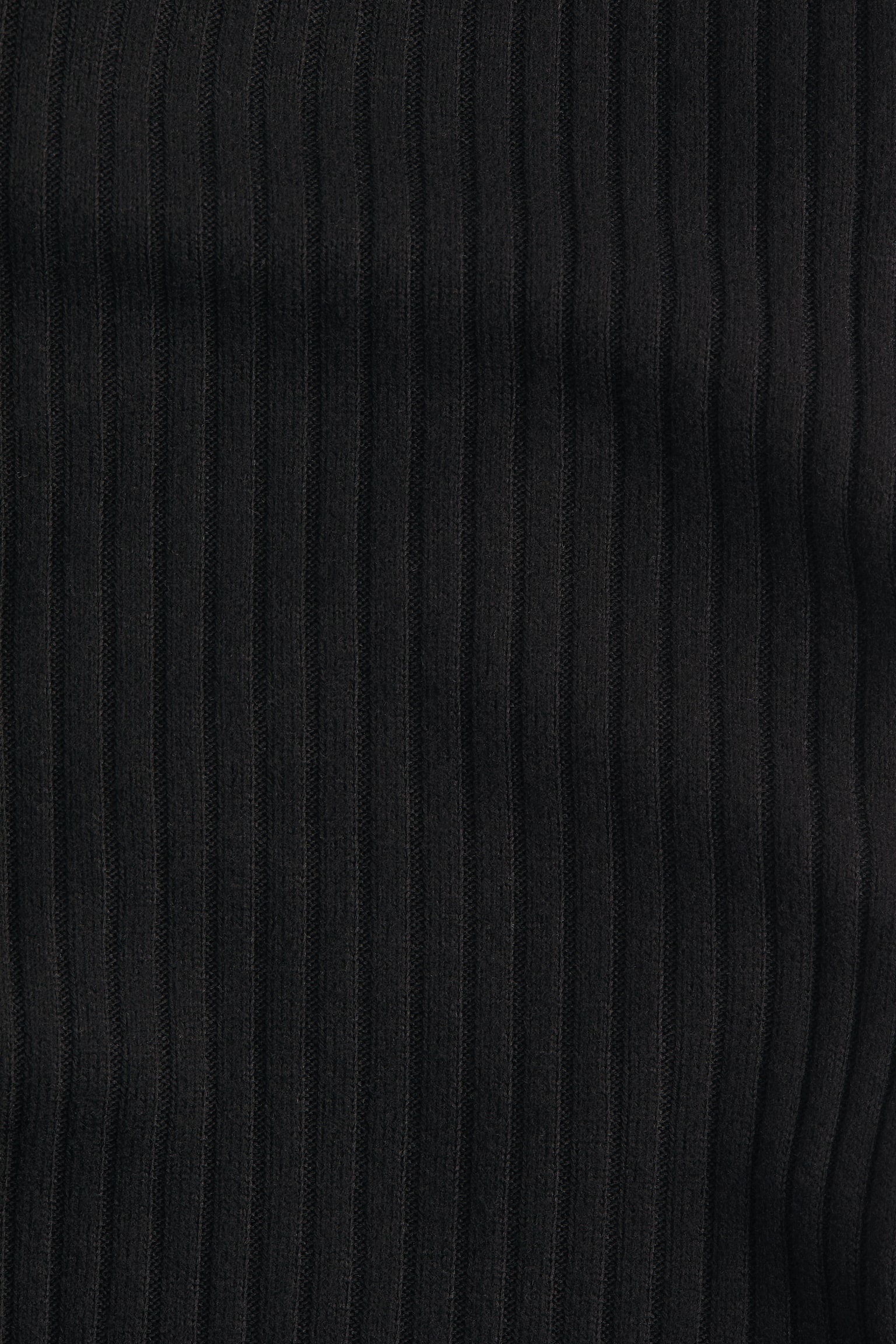 Rib-knit foldover-waist leggings - Black/Dark brown - 5