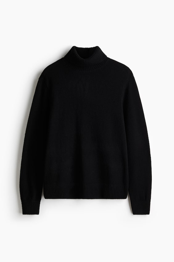 Wełniany sweter Regular Fit