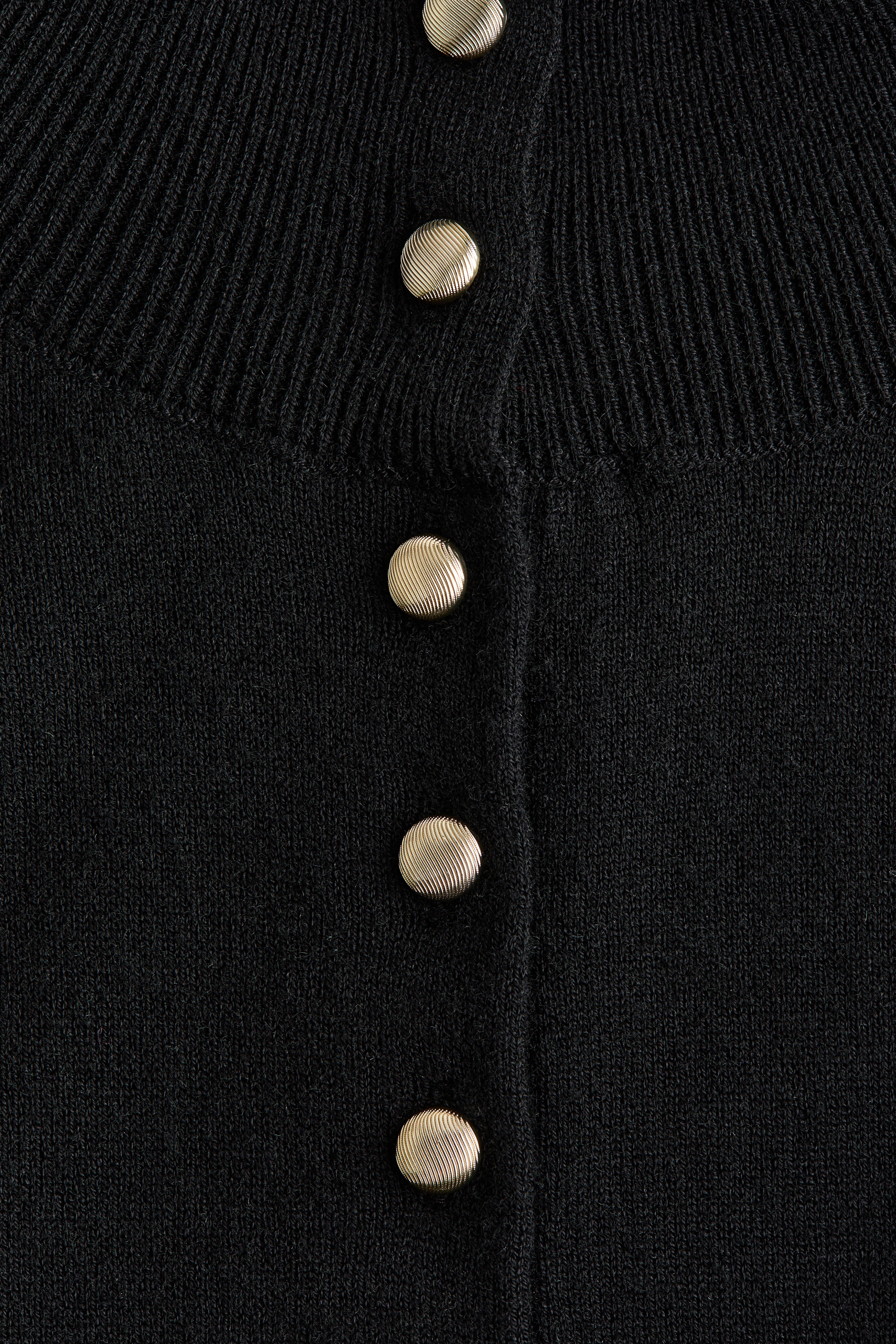 Fine-Knit Mock Turtleneck Sweater