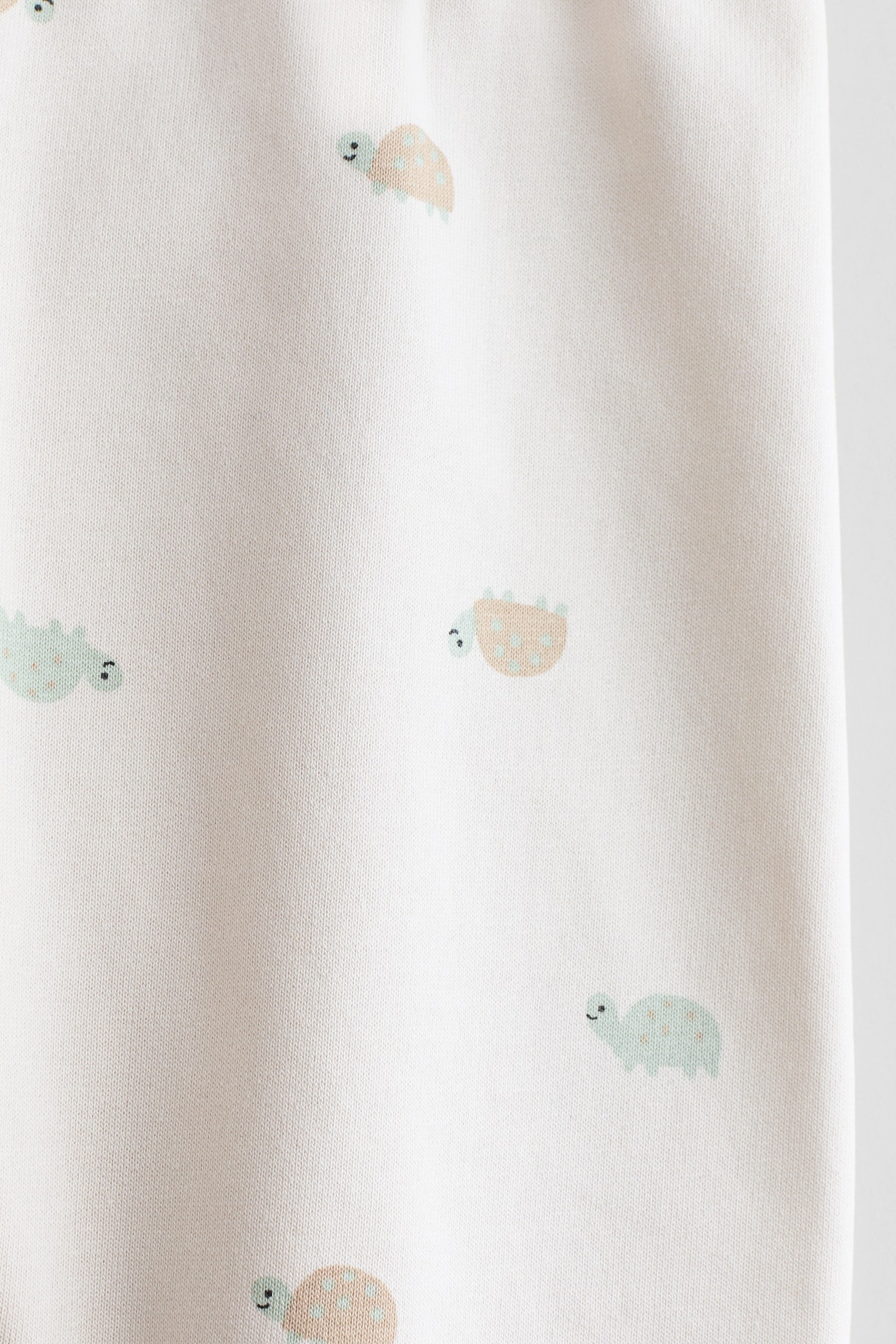 Бавовняні спортивні штани - Світло-бежевий/черепахи/Світло-бежевий/сердечка/Світло-блакитний/Світло-сірий меланж - 2