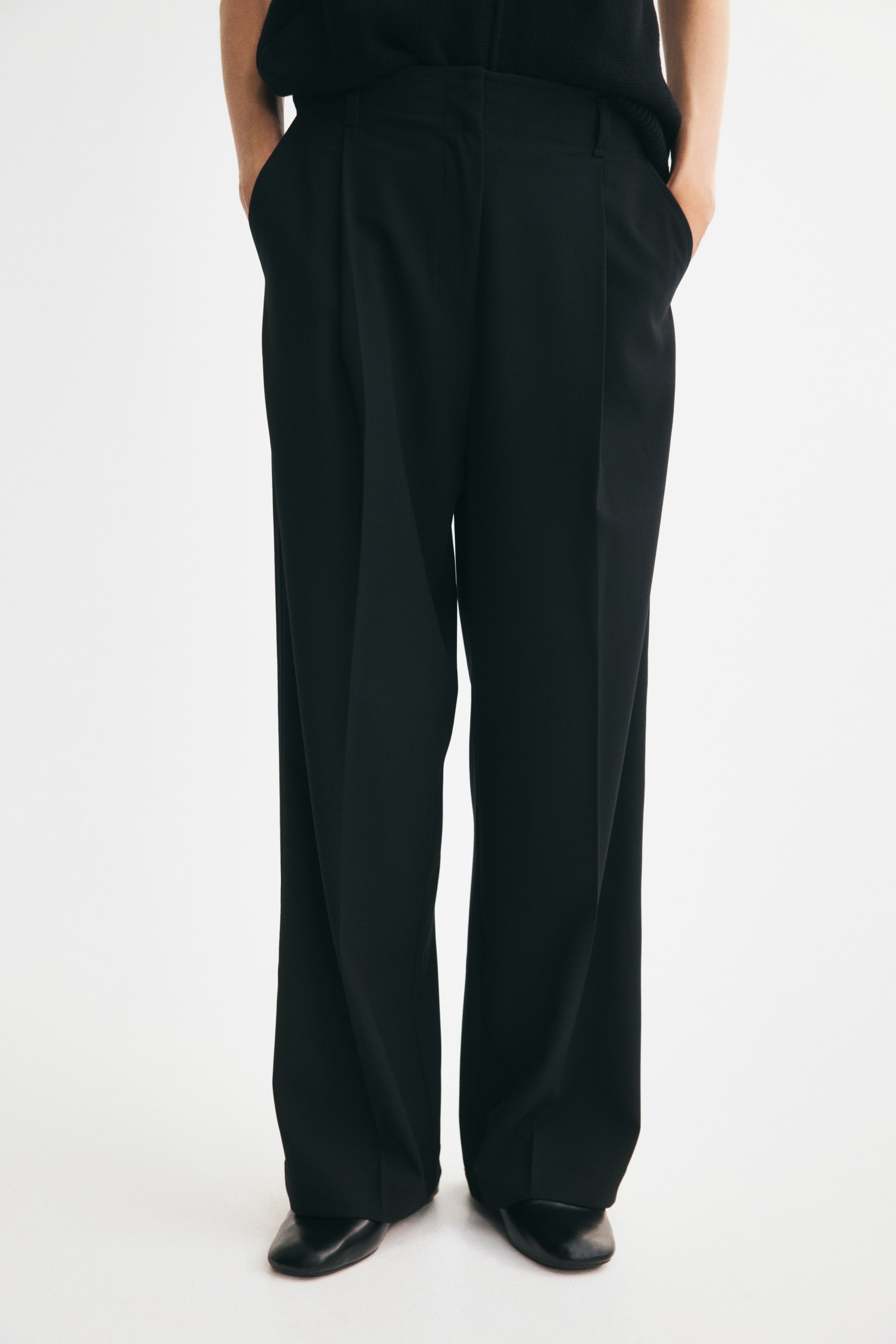 Straight-Leg Dress Pants