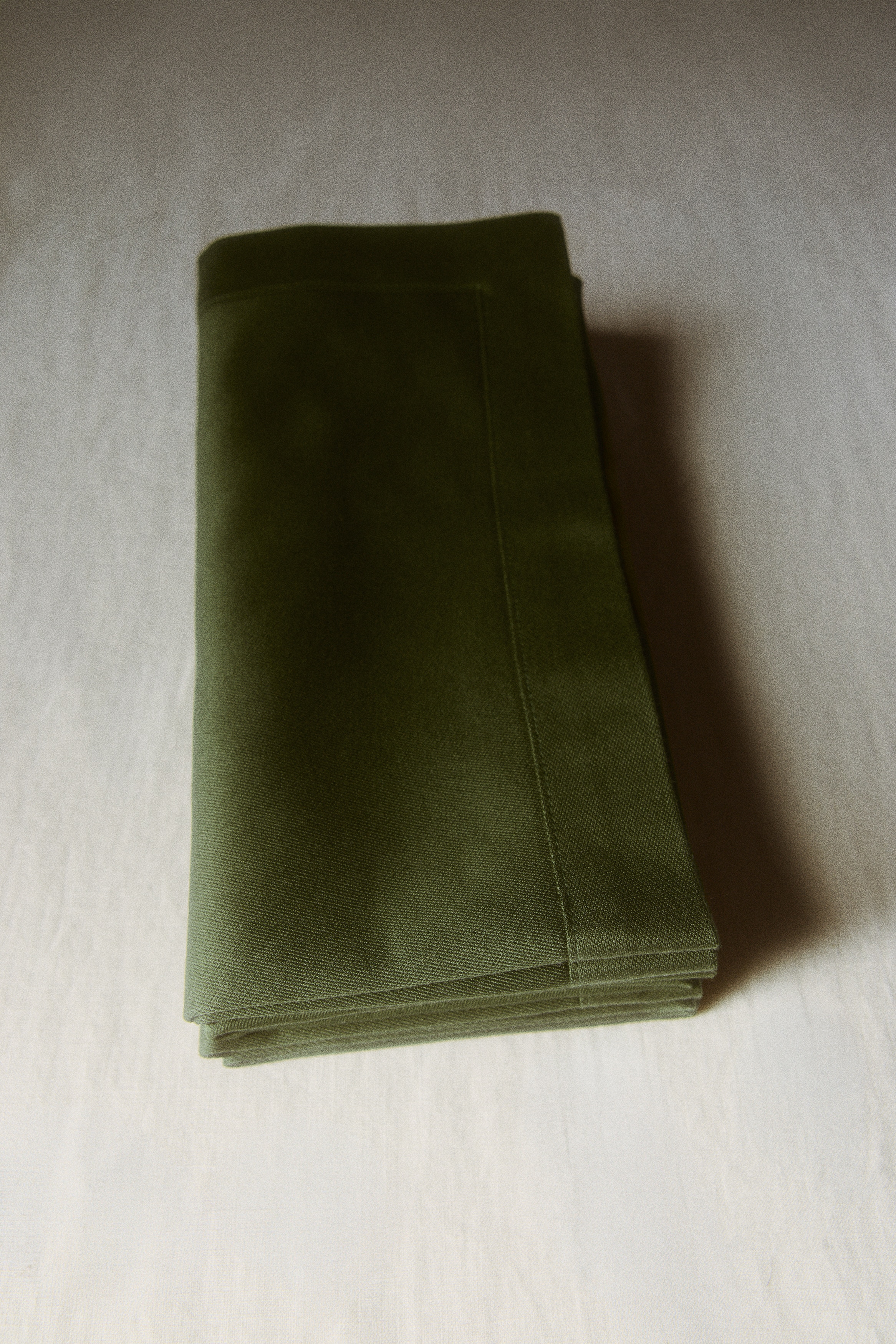 4-pack damask napkins - Mørk grønn/Lys gråbeige/Hvit/Tåkegul