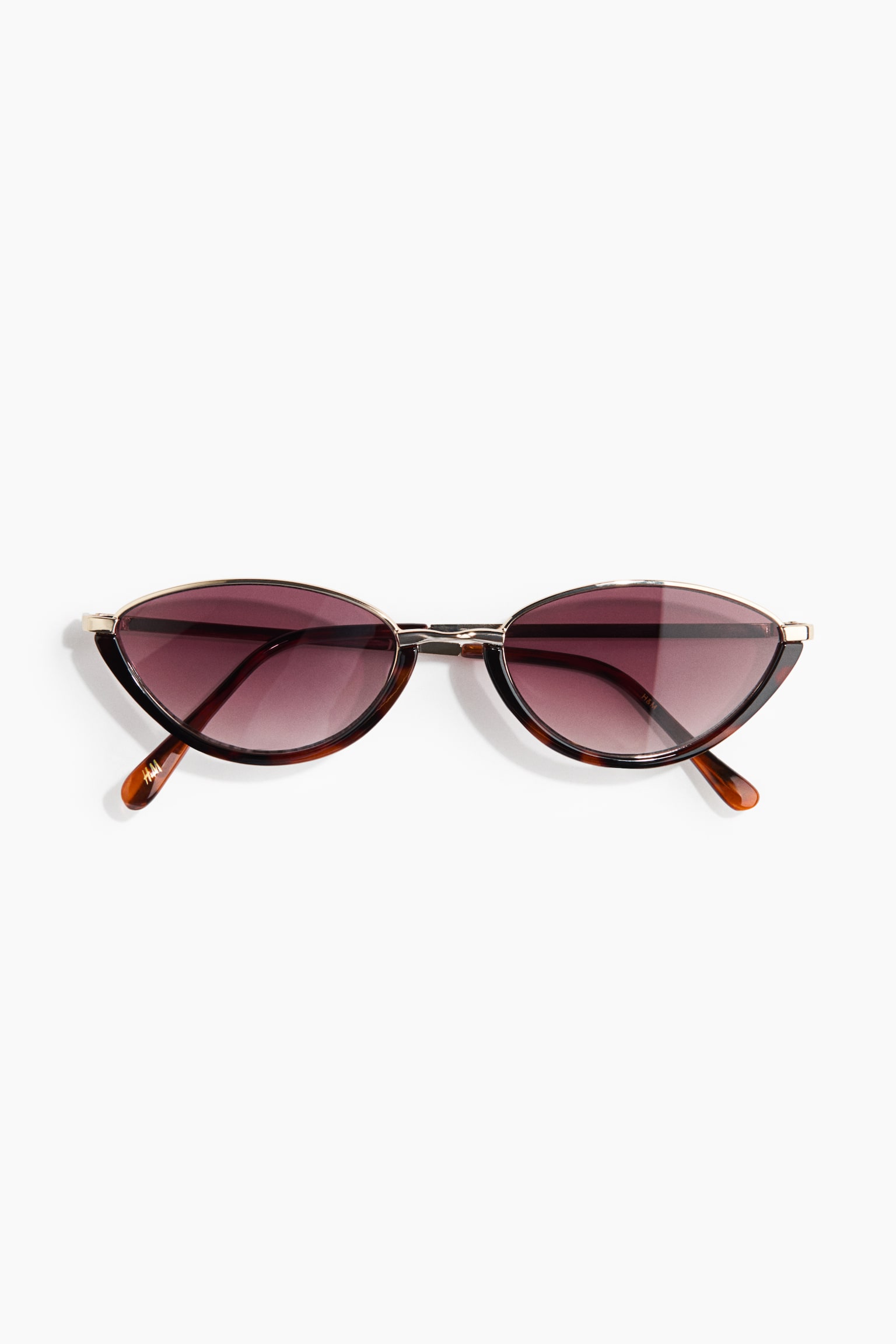 Slim sunglasses - Braun/Schildpattmuster - 1