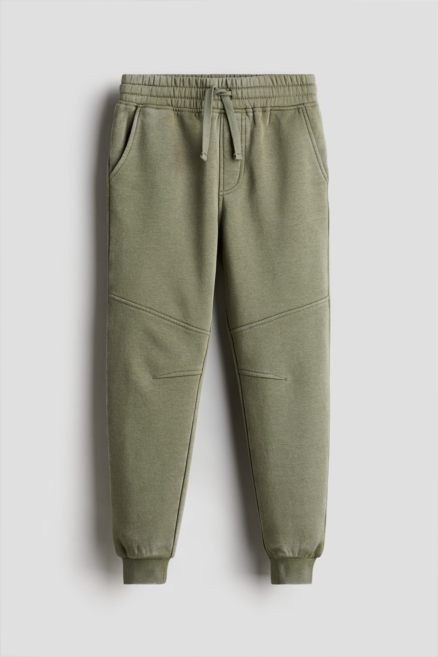 Washed Look Sweat Joggers - Khaki green/Black - 1