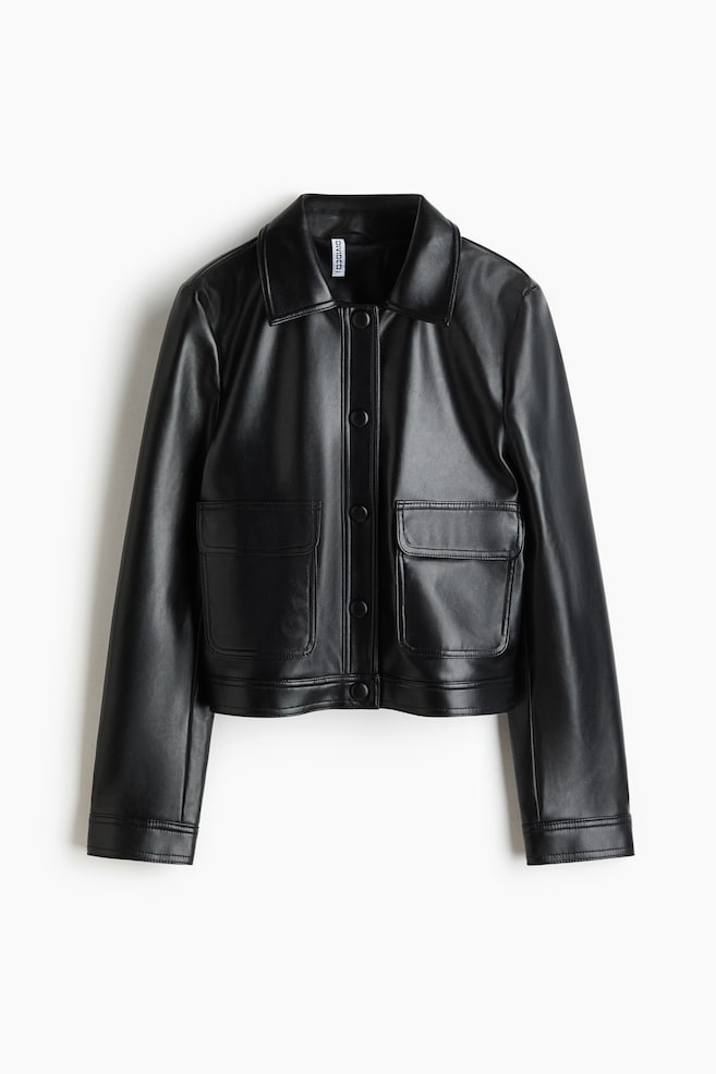 Jacket - Black/Dark brown/Beige - 1