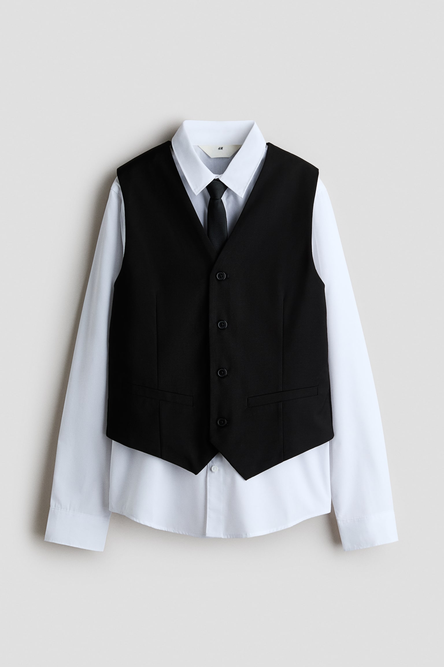 Детские комплекты H&M 3-Piece Dressy Set, цвет: Чёрный / Белый