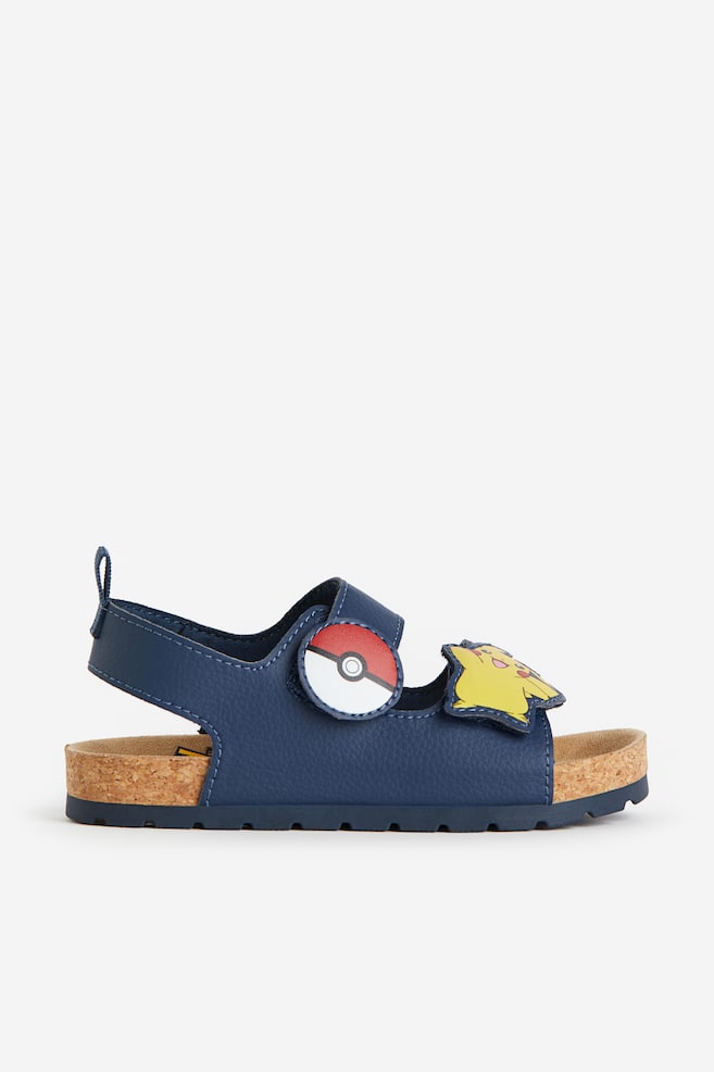 Sandaler med vristrem - Mörkblå/Pokémon - 2