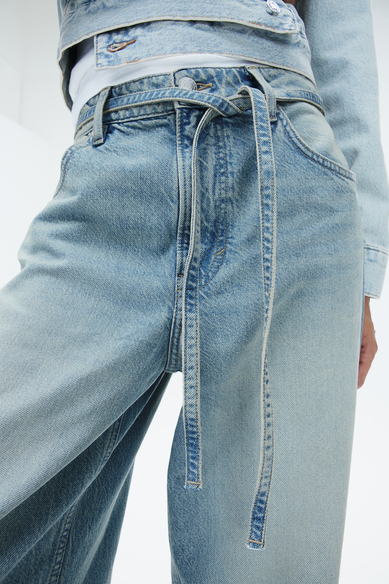 Super Baggy Low Jeans - Light denim blue/Dark grey/Black/Light denim blue/Dark denim blue/Denim blue - 5