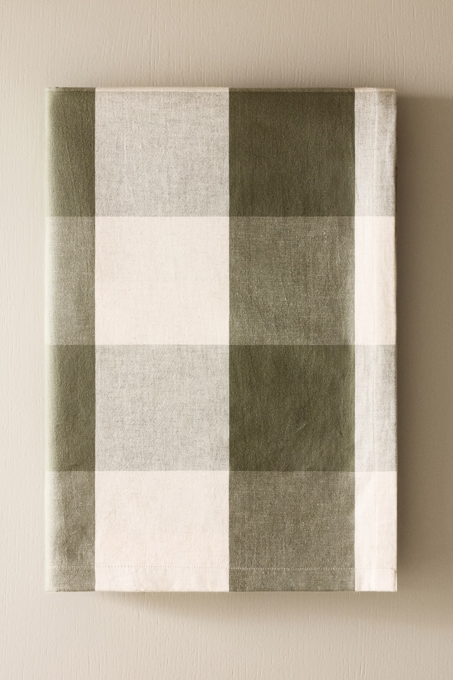 Obrus z domieszką lnu - Zieleń khaki/Krata gingham/Ciemnobrązowy/Paski/Beżowy/Paski/Zieleń khaki/Paski/Ciemnobrązowy/Krata gingham/Beżowy/Krata gingham/Pomarańczowy/Krata gingham/Jasnoróżowy/Paski/Jasnoróżowy/Krata gingham - 2