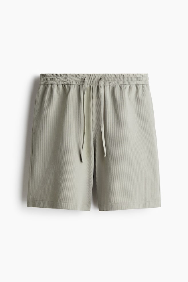 Relaxed-Fit Shorts - Sage green/Navy blue - 1
