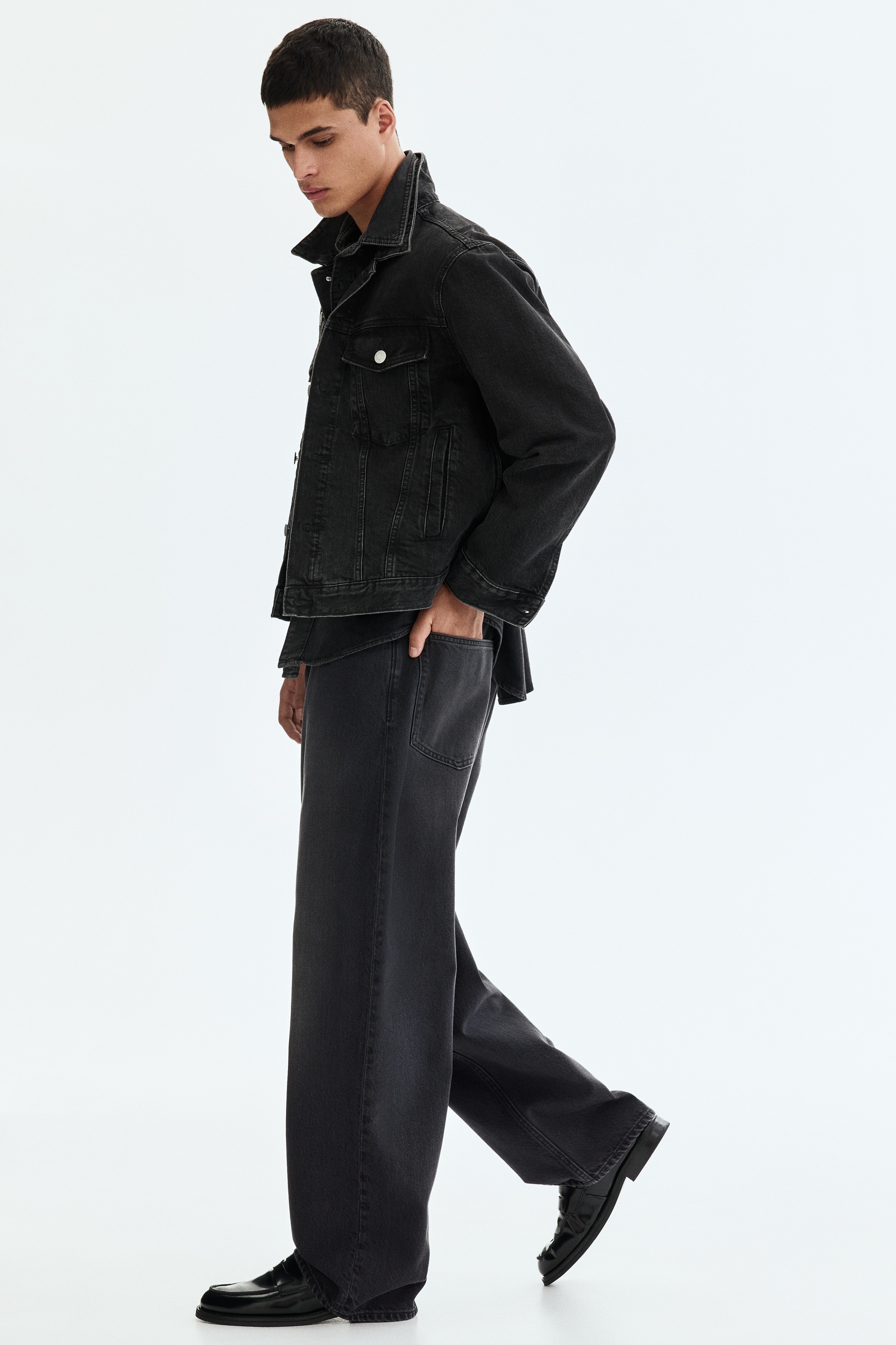 メンズ ジーンズ・デニムパンツ | ワイドデニム 他 | H&M JP