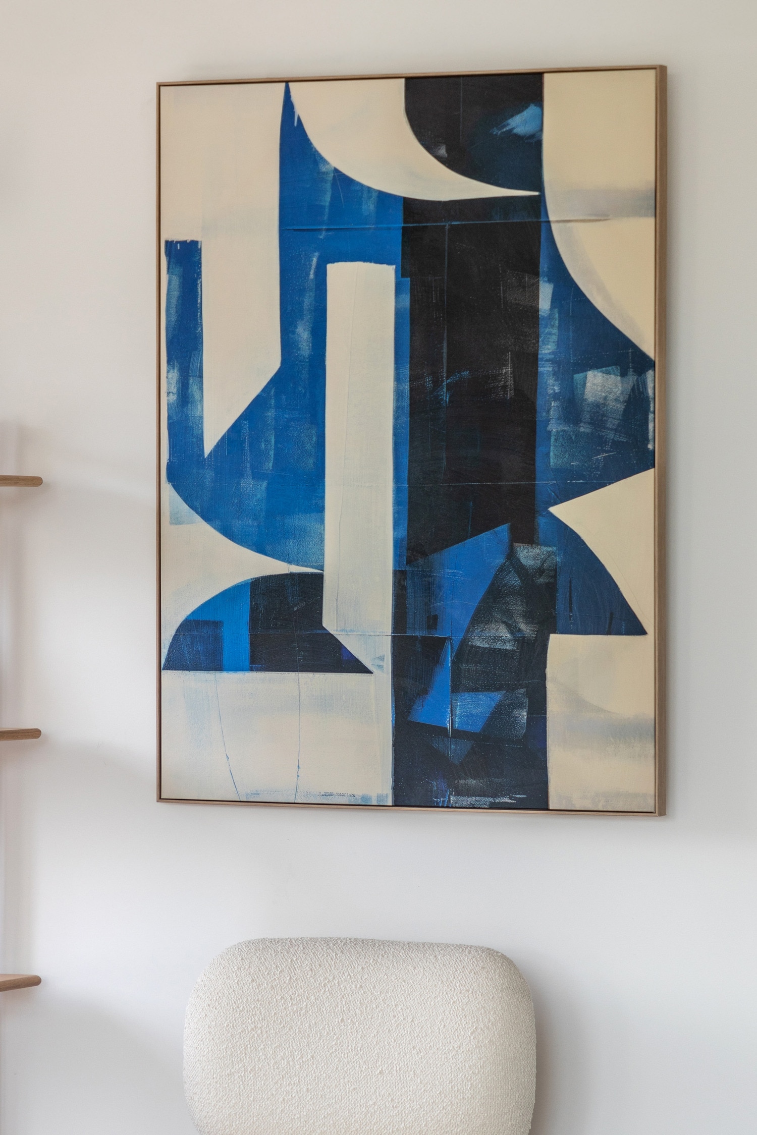 Abstract Framed Canvas - Multicoloured