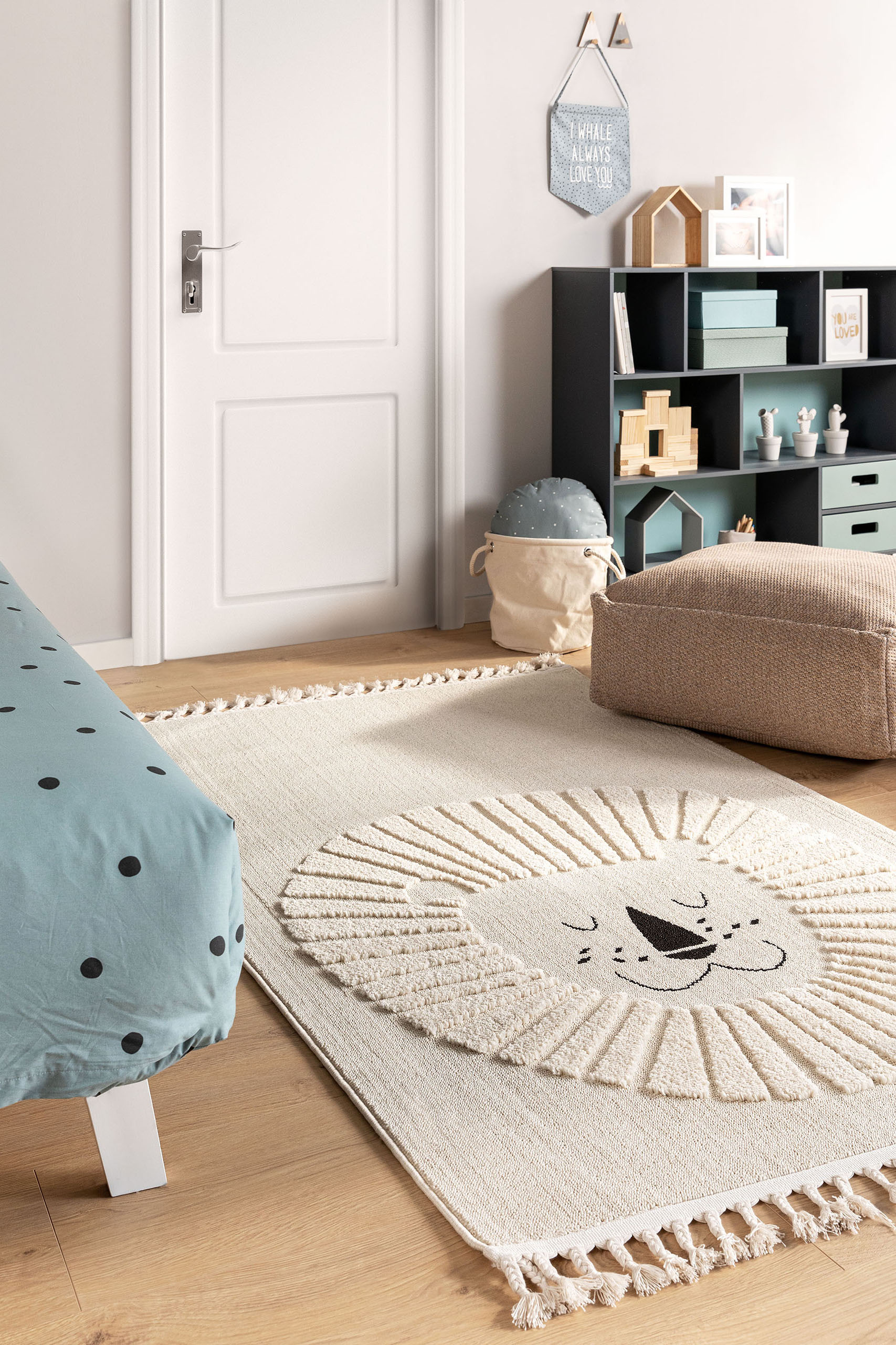 Kinderteppich Momo - Cream/Beige