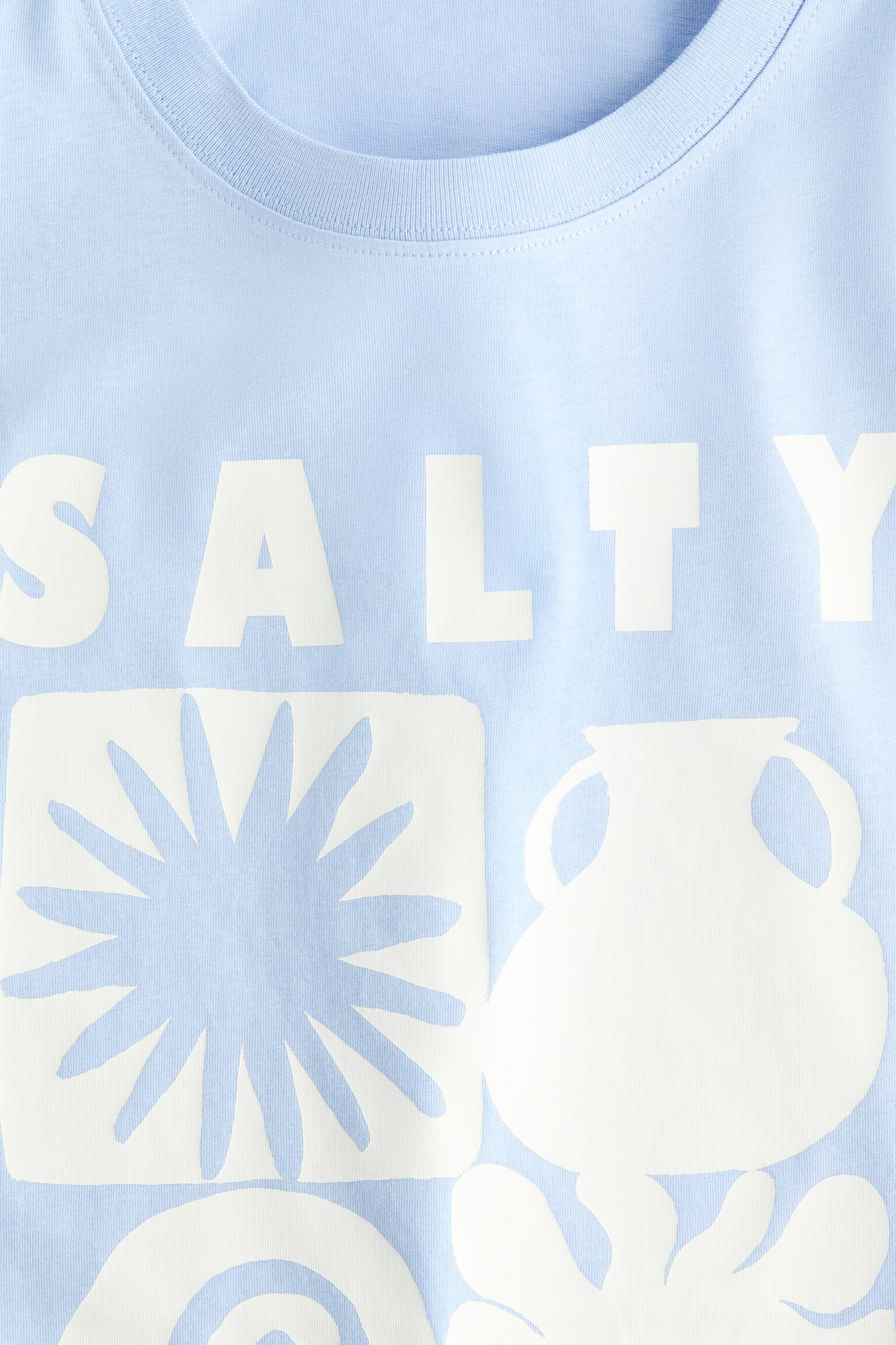 Printed T-shirt - Azul claro/Salty Breeze/Crema/Sol de Verano - 4