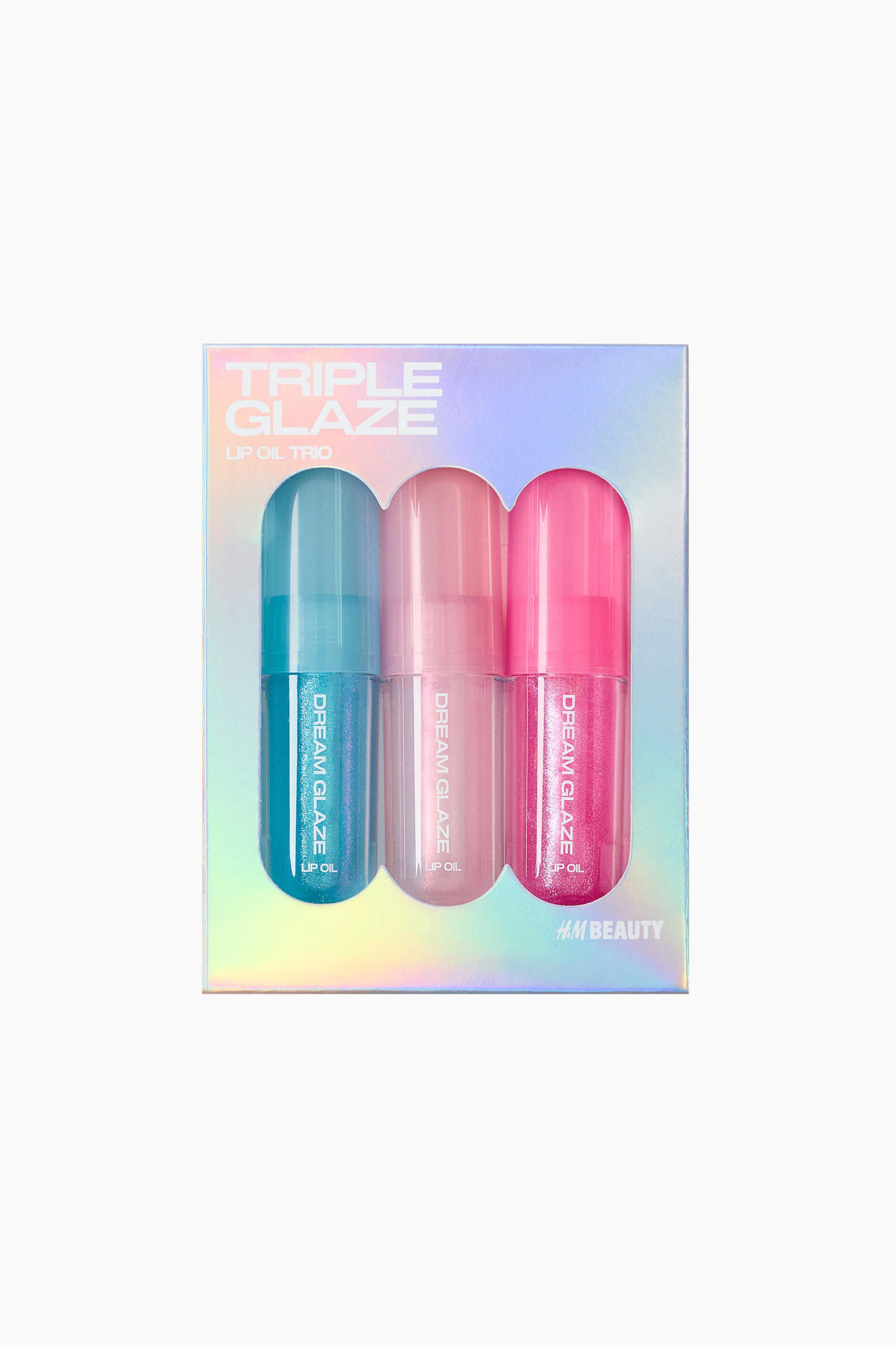 Zobrazit větší obrázek: Trio olejíčků na rty - Modrá/růžová/průhledná - Beauty all | H&M CZ 1