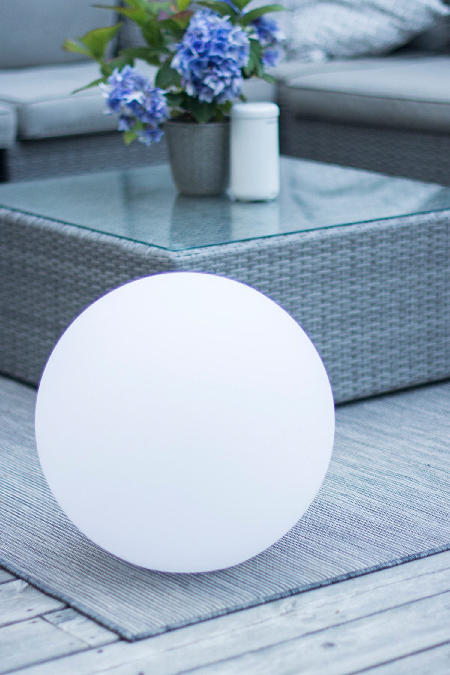 Udendørsdekoration Twilights 40 Cm - Hvid