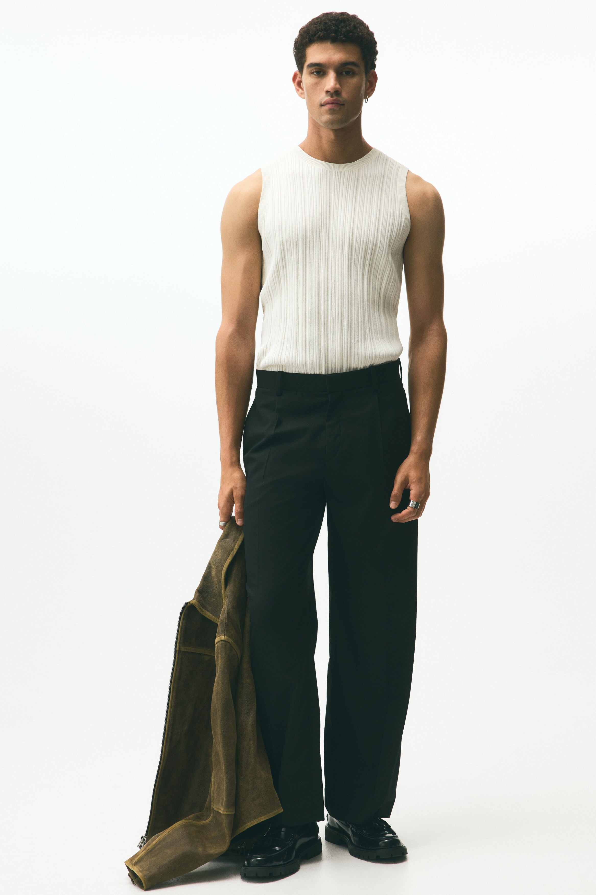 Slim Fit Ribbed vest top