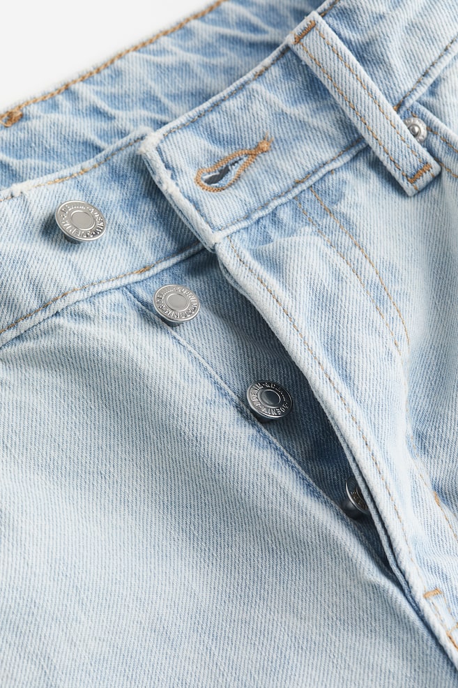 Baggy Wide Low Jeans - Blasses Denimblau/Helles Denimblau/Dunkelgrau/Helles Denimblau/Weiß/Beige - 7