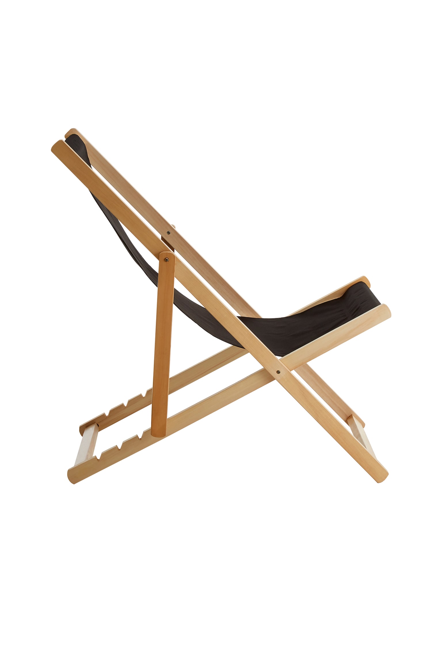 Beauport Deckchair - Black - 2