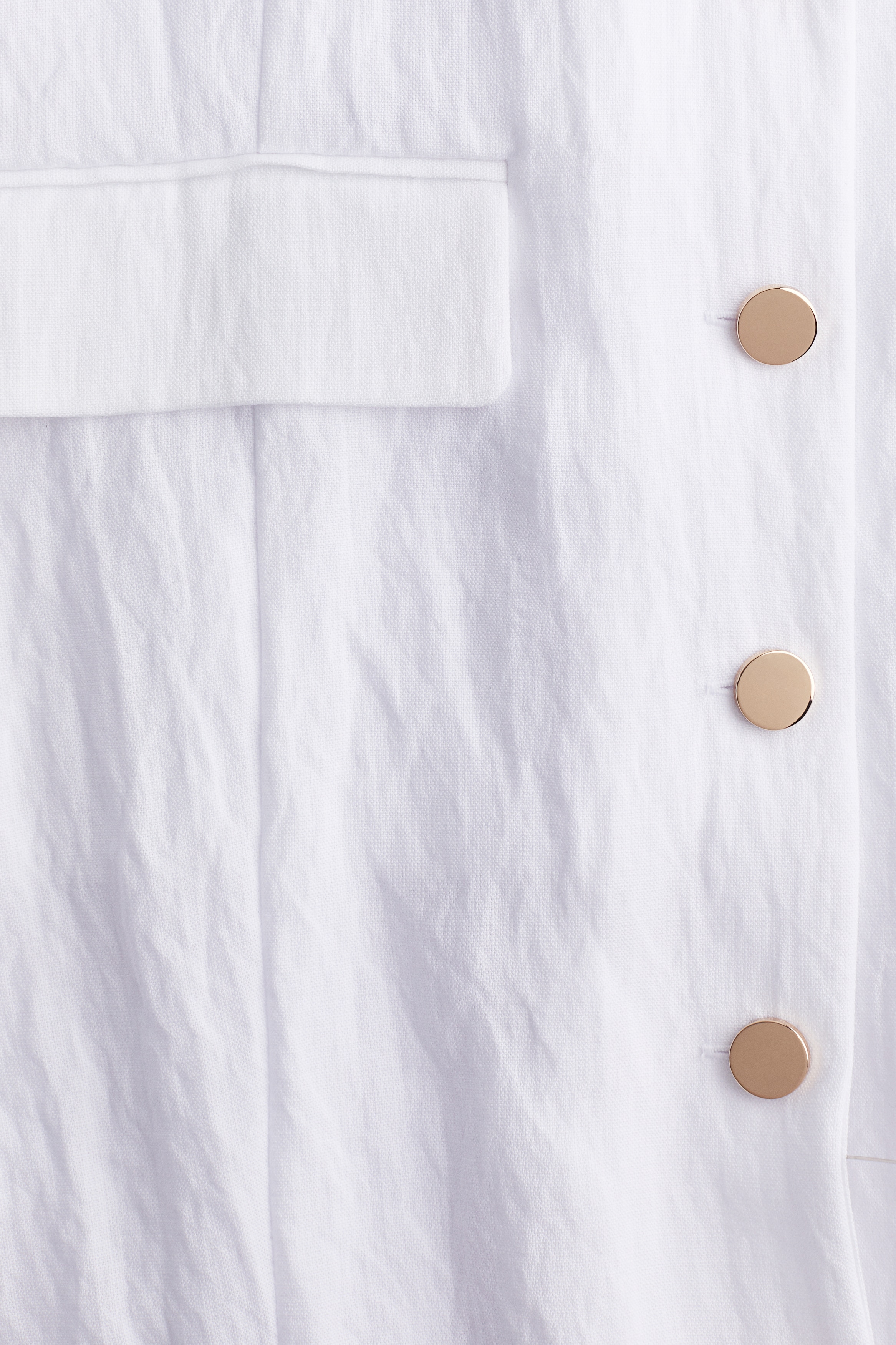 Women's White Button-Front Dress | H&M US