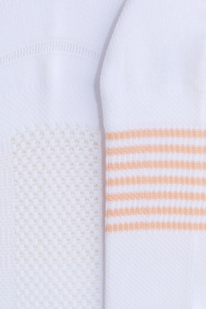 2-Pack Tennis Socks with DryMove™-White/striped - 2
