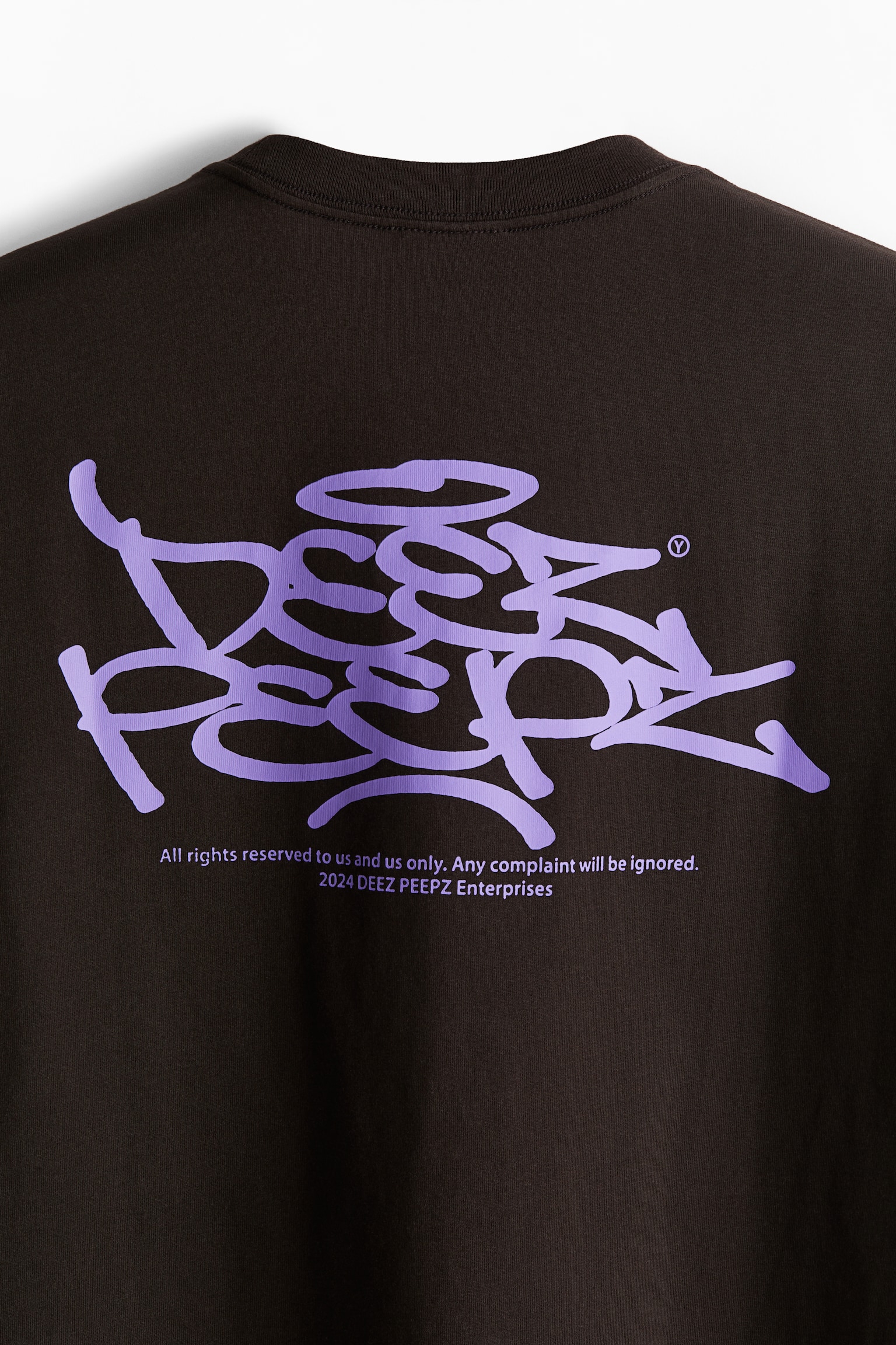 Loose Fit Printed T-shirt - Dark brown/Peer Peepz/White/Flowers/White/Aesthetically Pleasing/Greige/Imagine/Black/Fortuna/White/Meadow Flowers/White/Mortazza/White/Good Times/Light beige/Riddance/White/Less is More/White/Nostalgia/Black/Saint Louis/White/One Winner/White/Holidays/Black/Palm tree/White/Aura Artist House/White/White/NYC Run Club/Cream/Balance Focus - 3