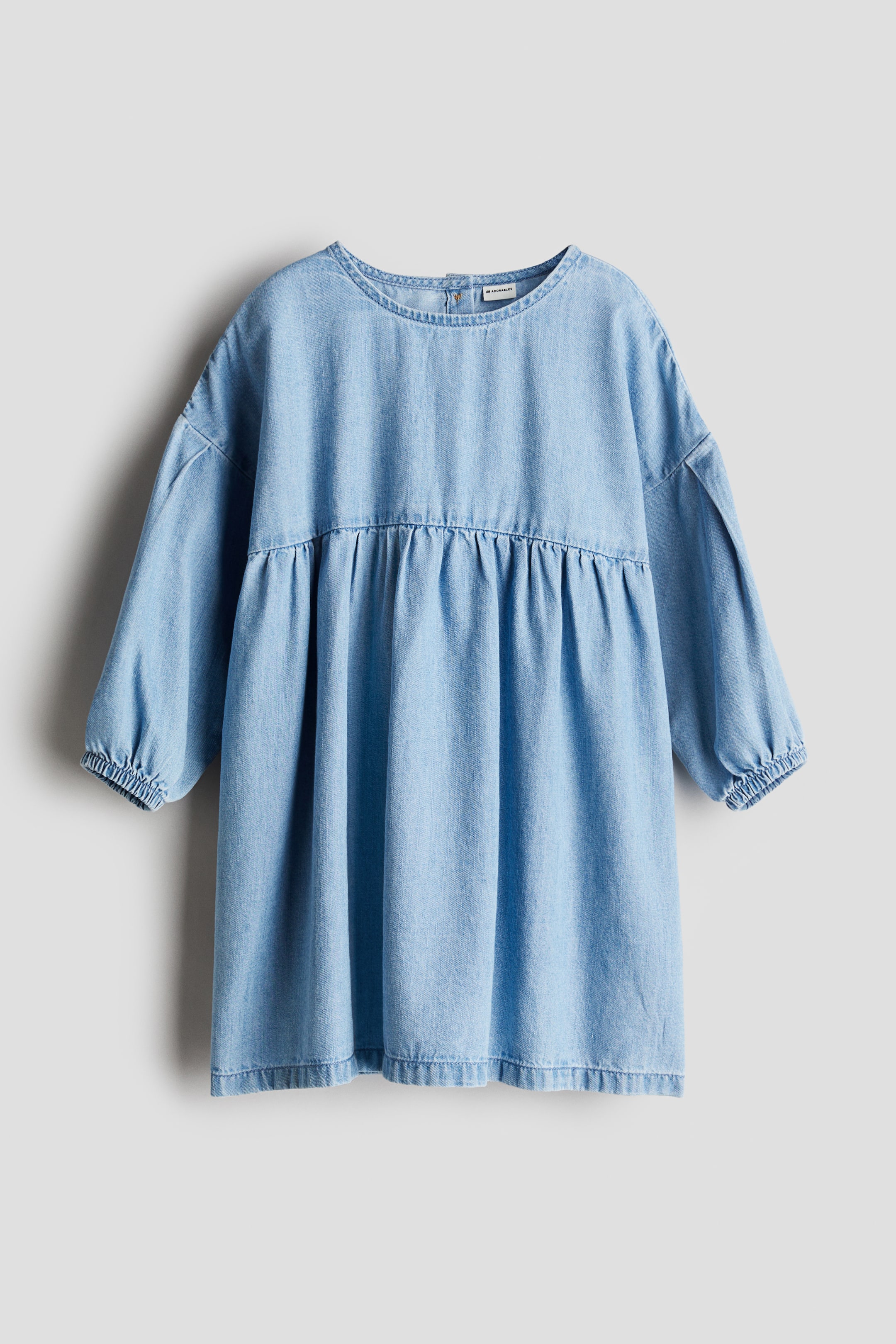 Long-Sleeved Denim Dress