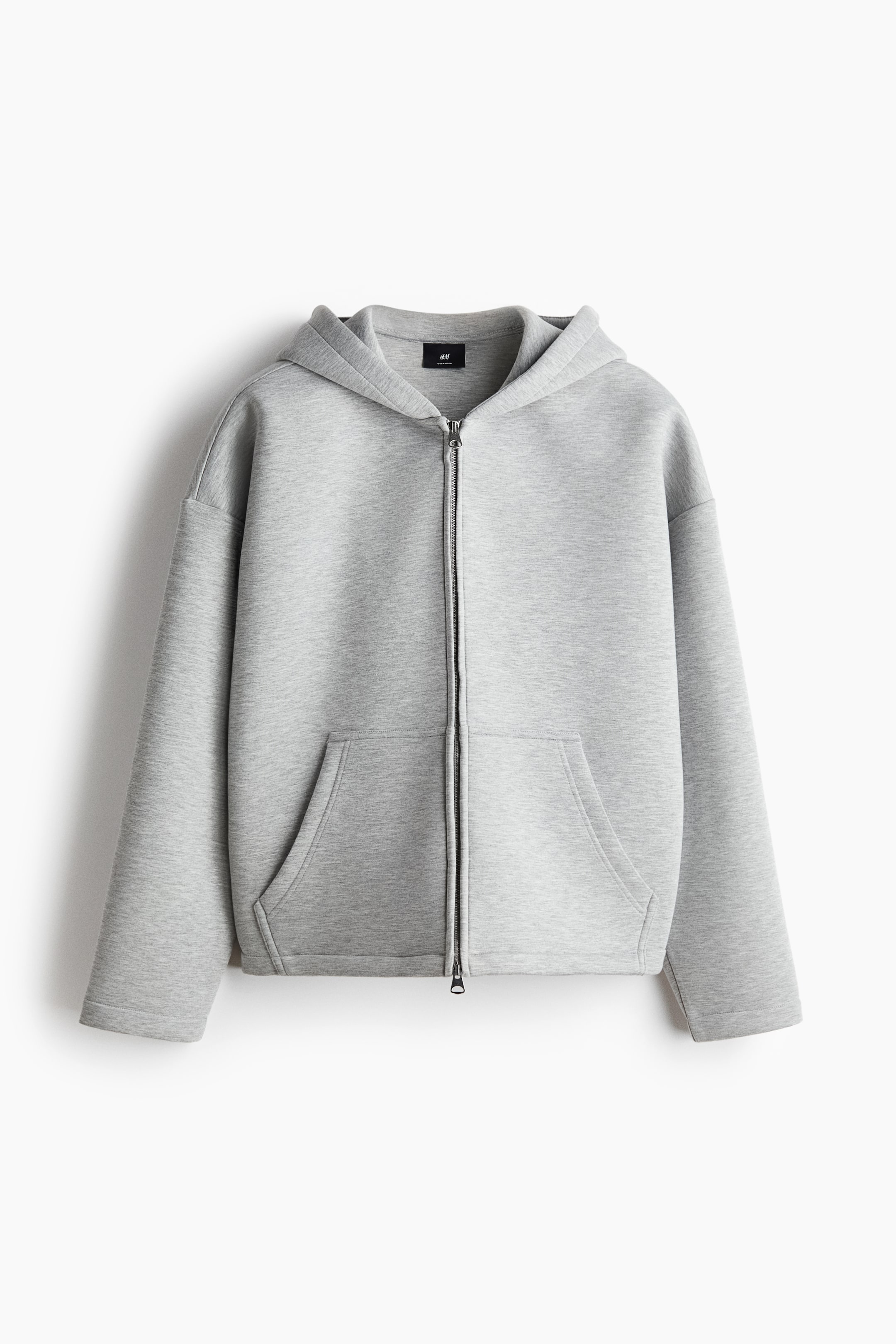 Oversized Scuba Hooded Jacket