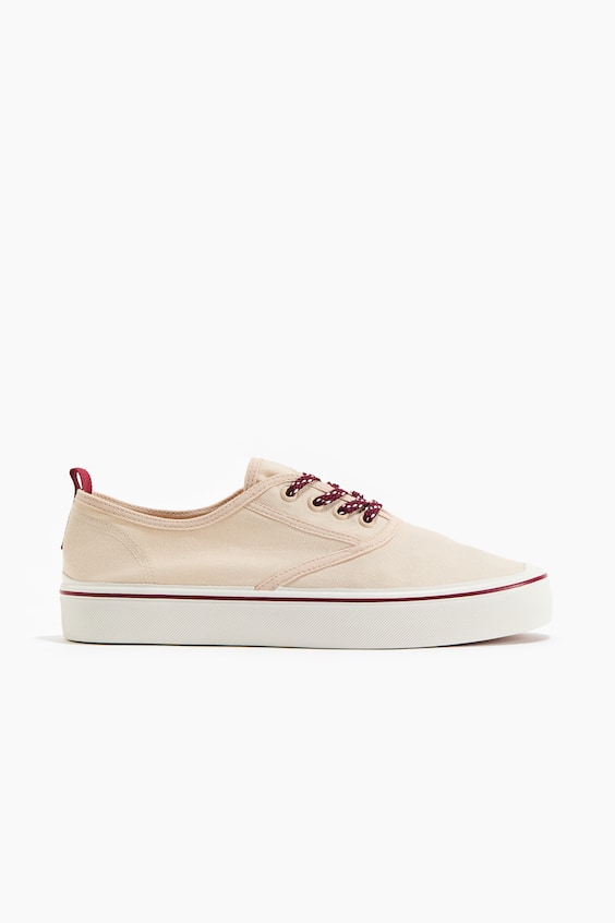 Женские кроссовки H&M Cotton Canvas Sneakers
